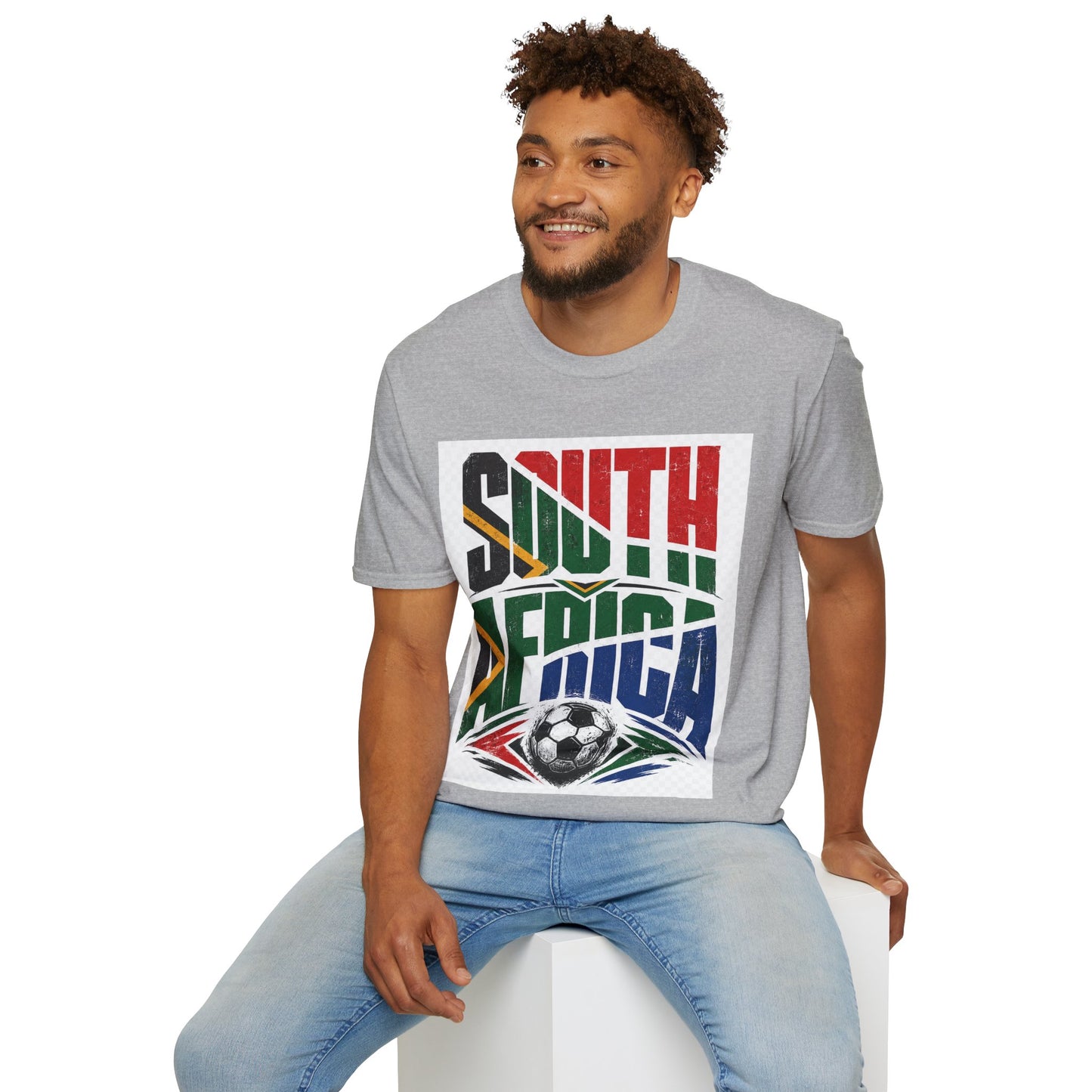 South Africa Soccer T-Shirt — Vintage Flag Football Fan Tee