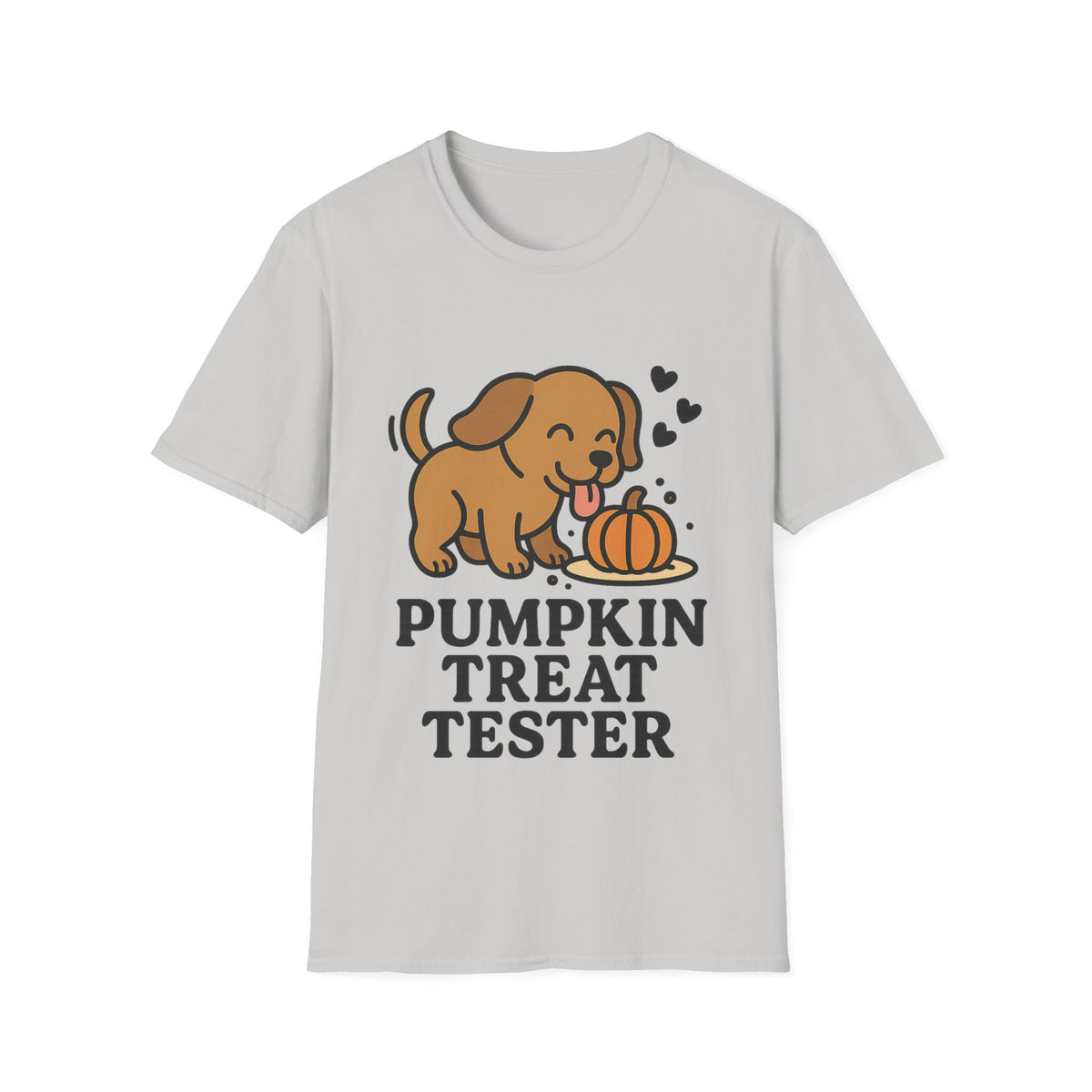 Pumpkin Treat Tester Cute Dog Graphic Tee, Funny Autumn Season Puppy T-Shirt - Trending Now - September 2026