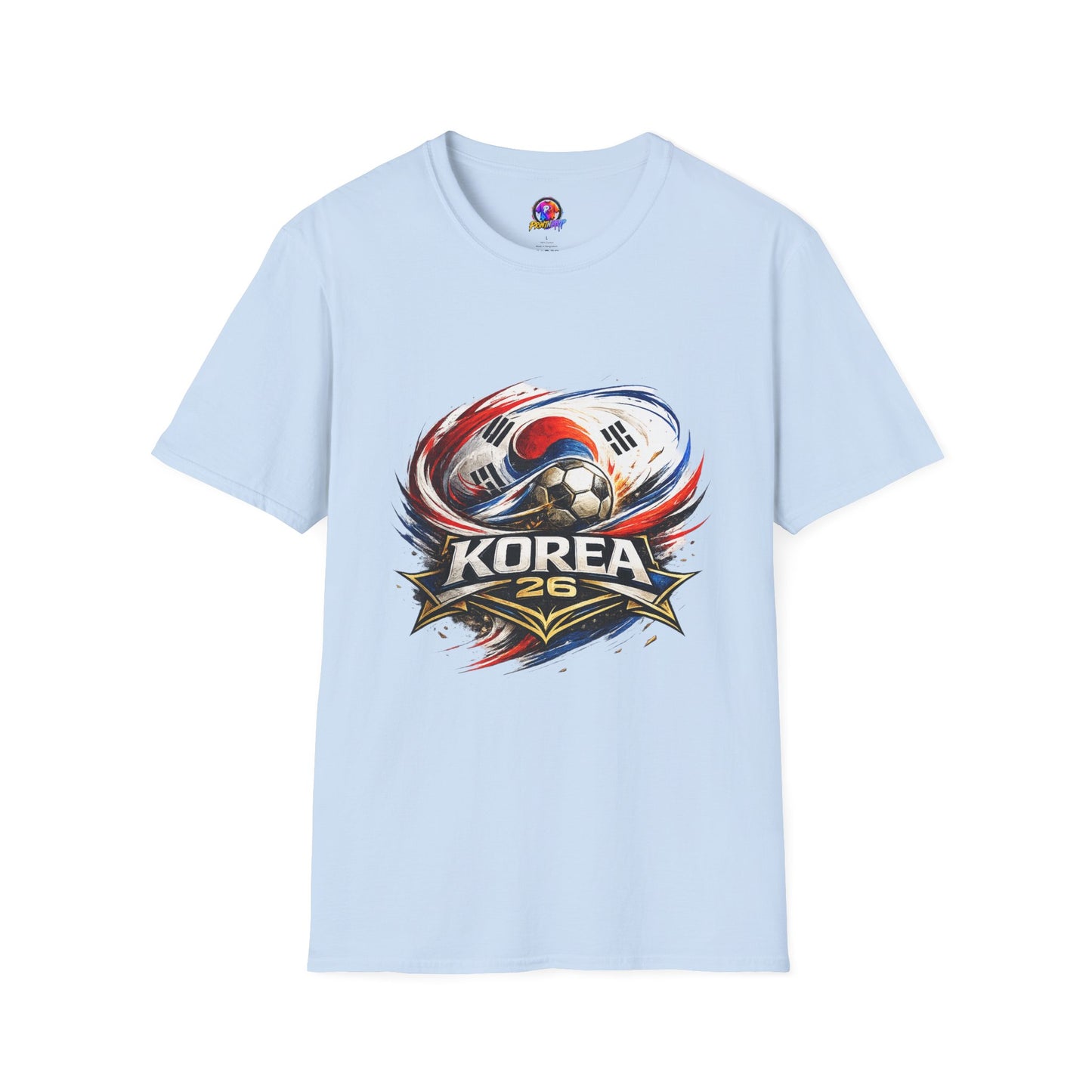 Korea Soccer T‑Shirt — Korea Football Crest Tee
