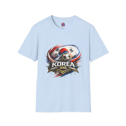Korea Soccer T‑Shirt — Korea Football Crest Tee