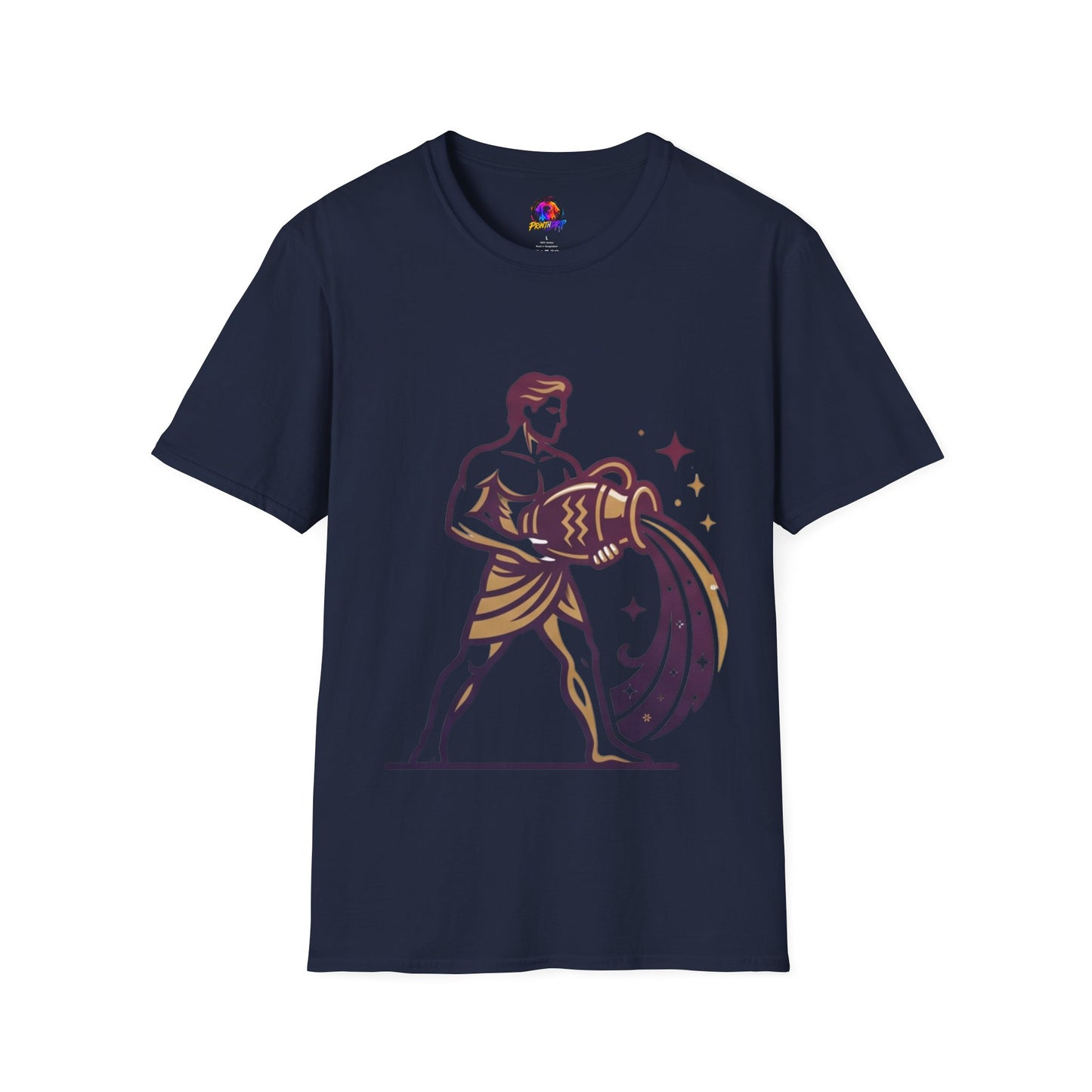 Aquarius Zodiac T-Shirt — Water Bearer Astrology Tee