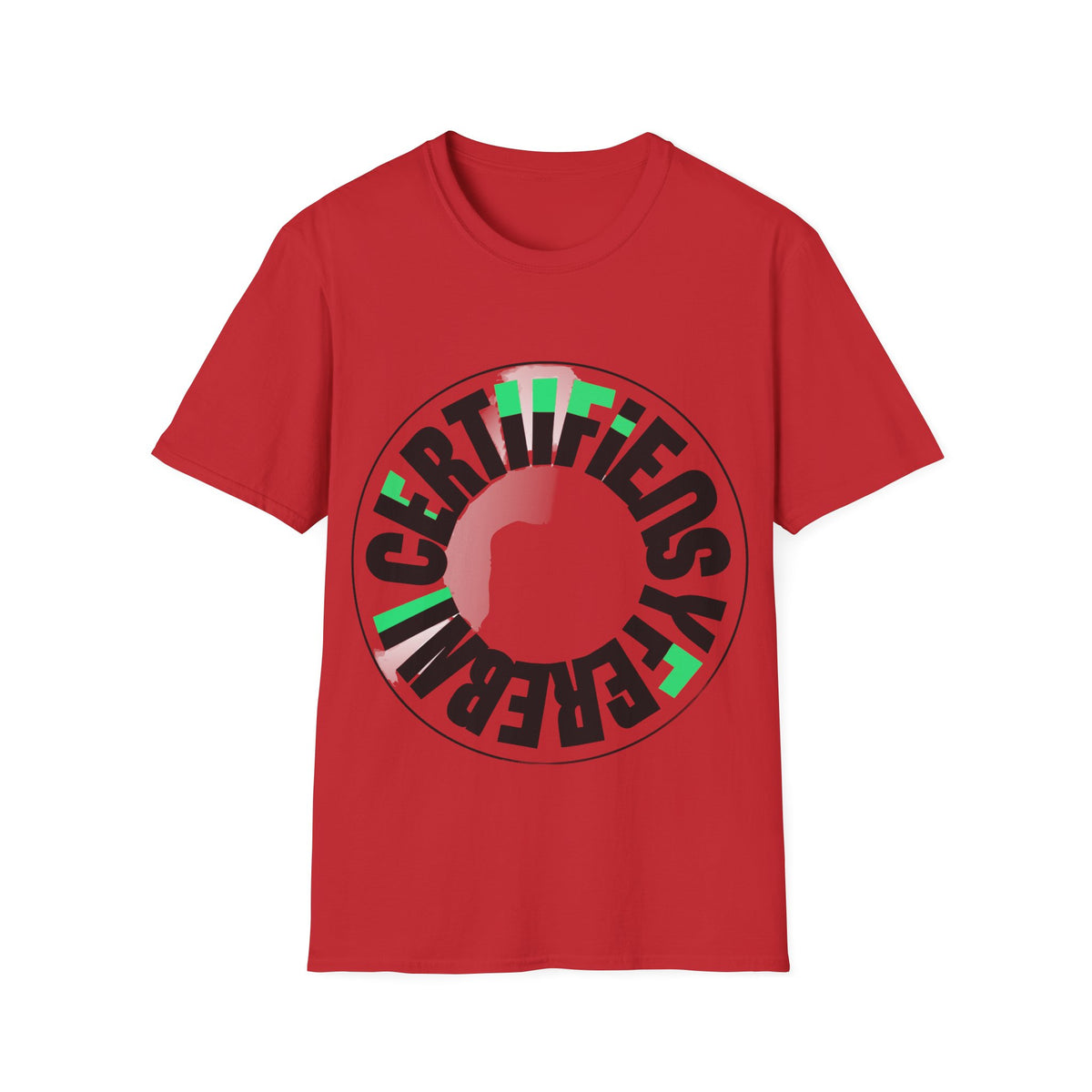 "Certified Imposter" Circular Badge Tee | Funny Gen Z Meme T-Shirt - Trending Now - September 2026