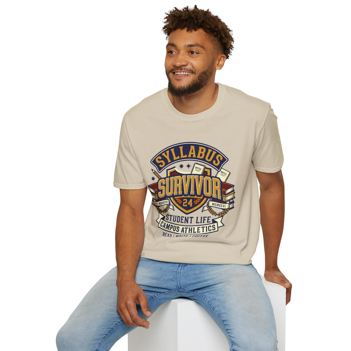 Syllabus Survivor T‑Shirt — College Student Graduation & Back-to-School Tee - Trending Now - August 2026