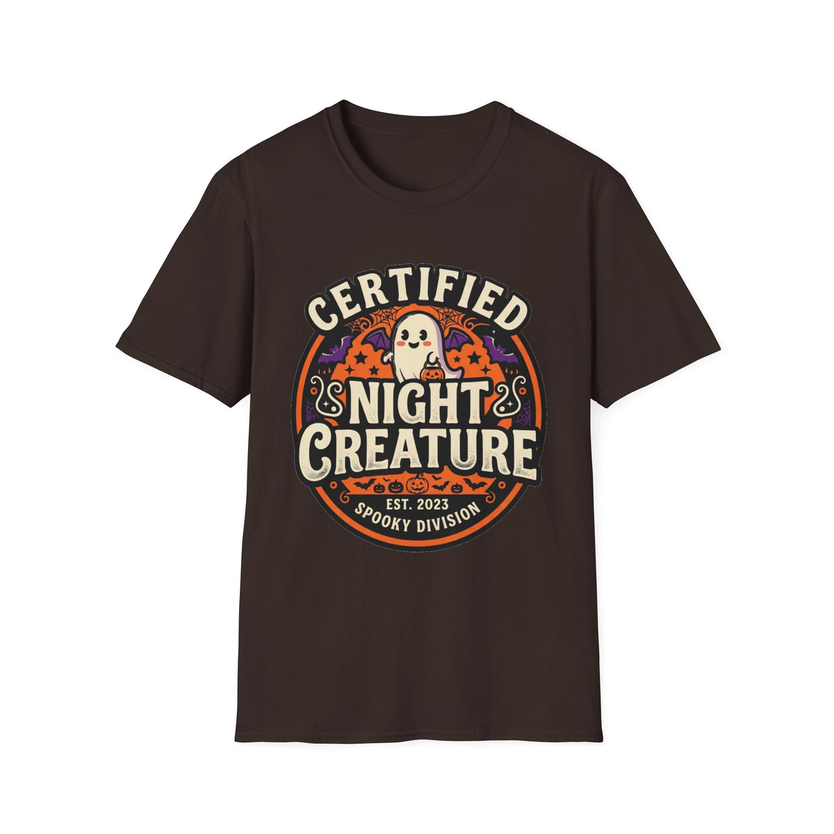 Certified Night Creature T-Shirt – Funny Halloween Bat Lover Tee - Trending Now - August 2026