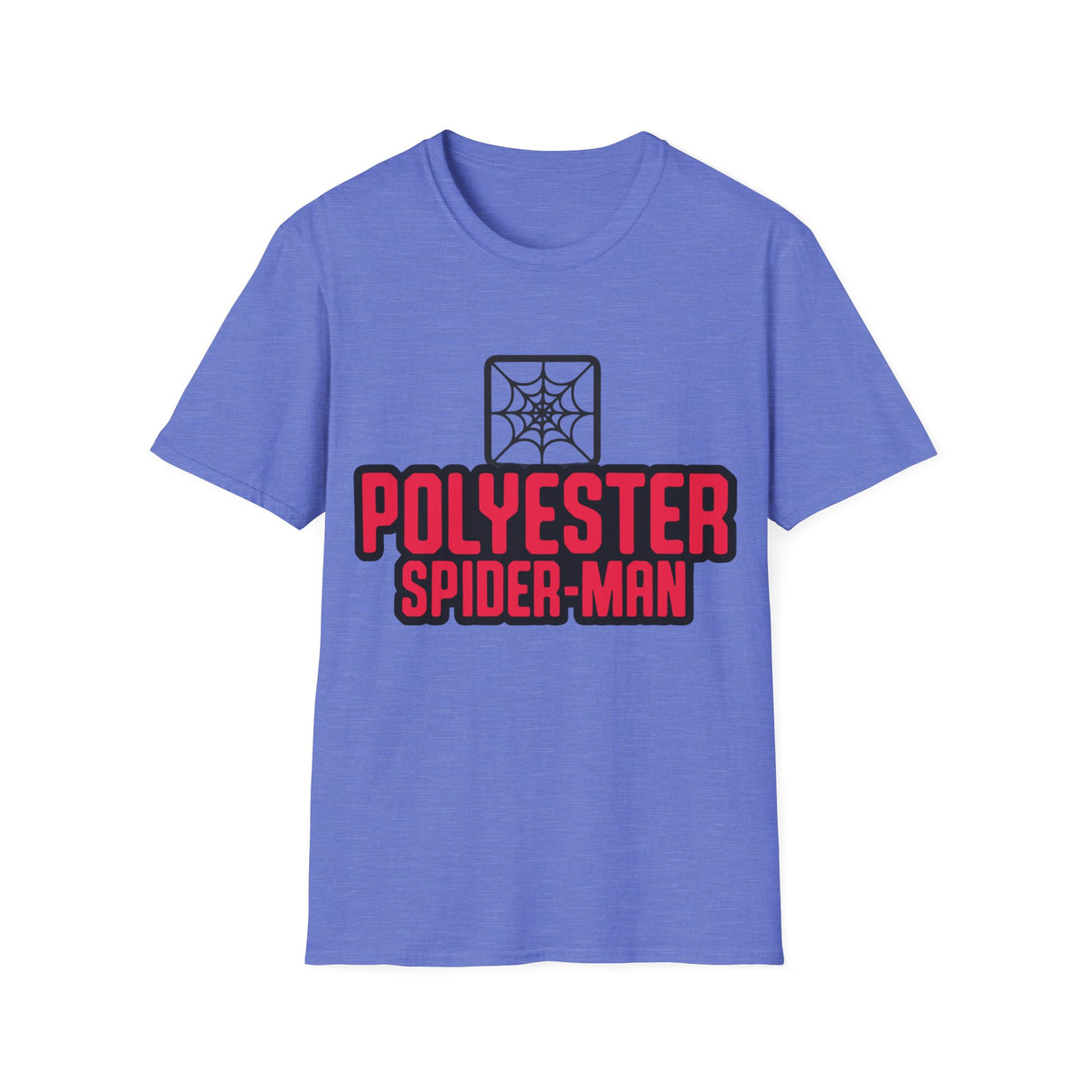 Spider-Man Polyester Graphic Tee — Bold Retro Logo Spiderweb T-Shirt - Trending Now - August 2026