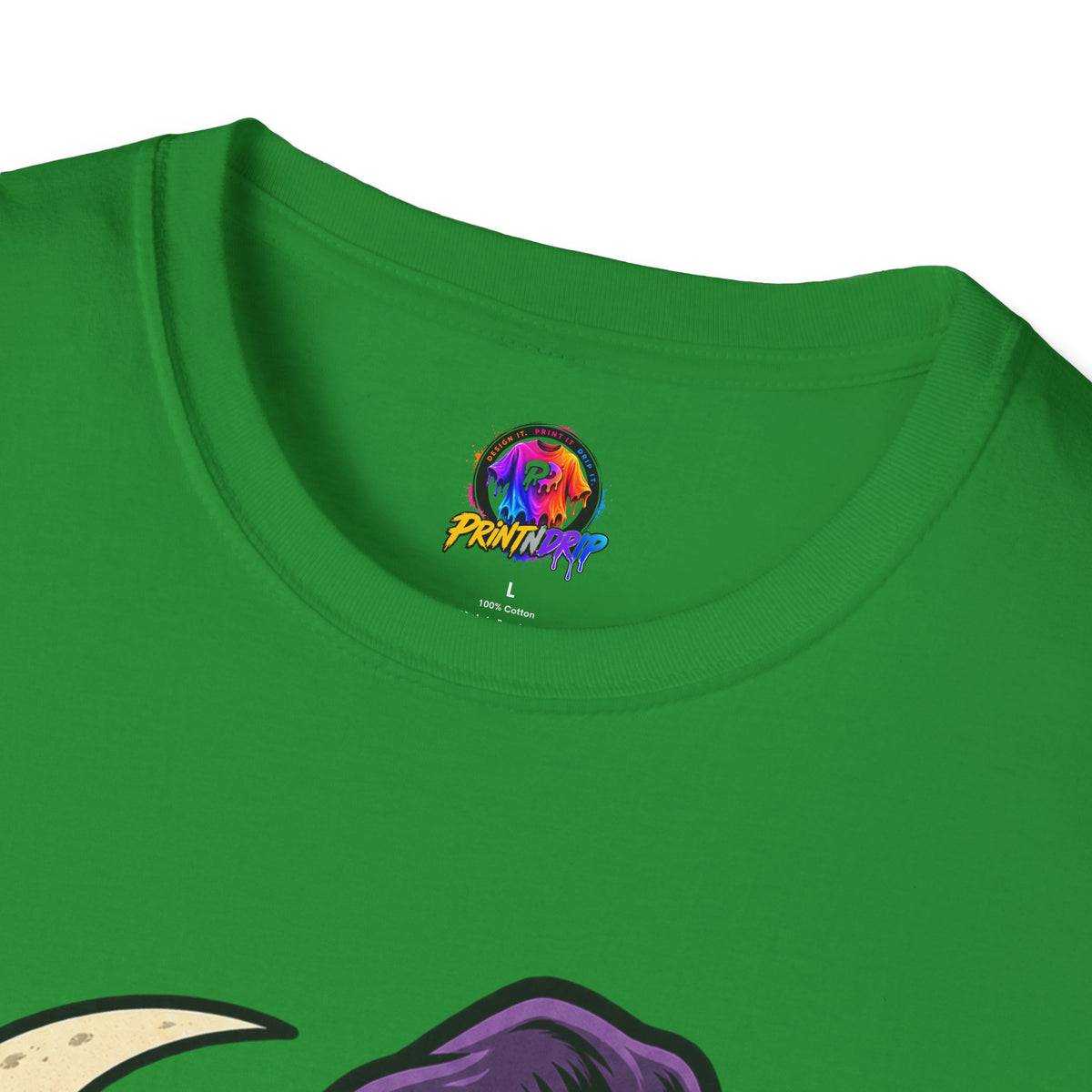 Midnight Mischief Halloween T-Shirt — Witch Hat & Bats Graphic