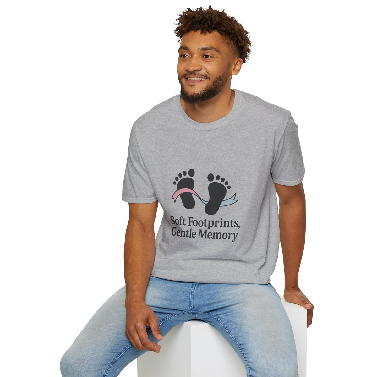 Memorial Baby Footprints T-Shirt — "Soft Footprints Gentle Memory" Remembrance Tee - Trending Now - October 2026