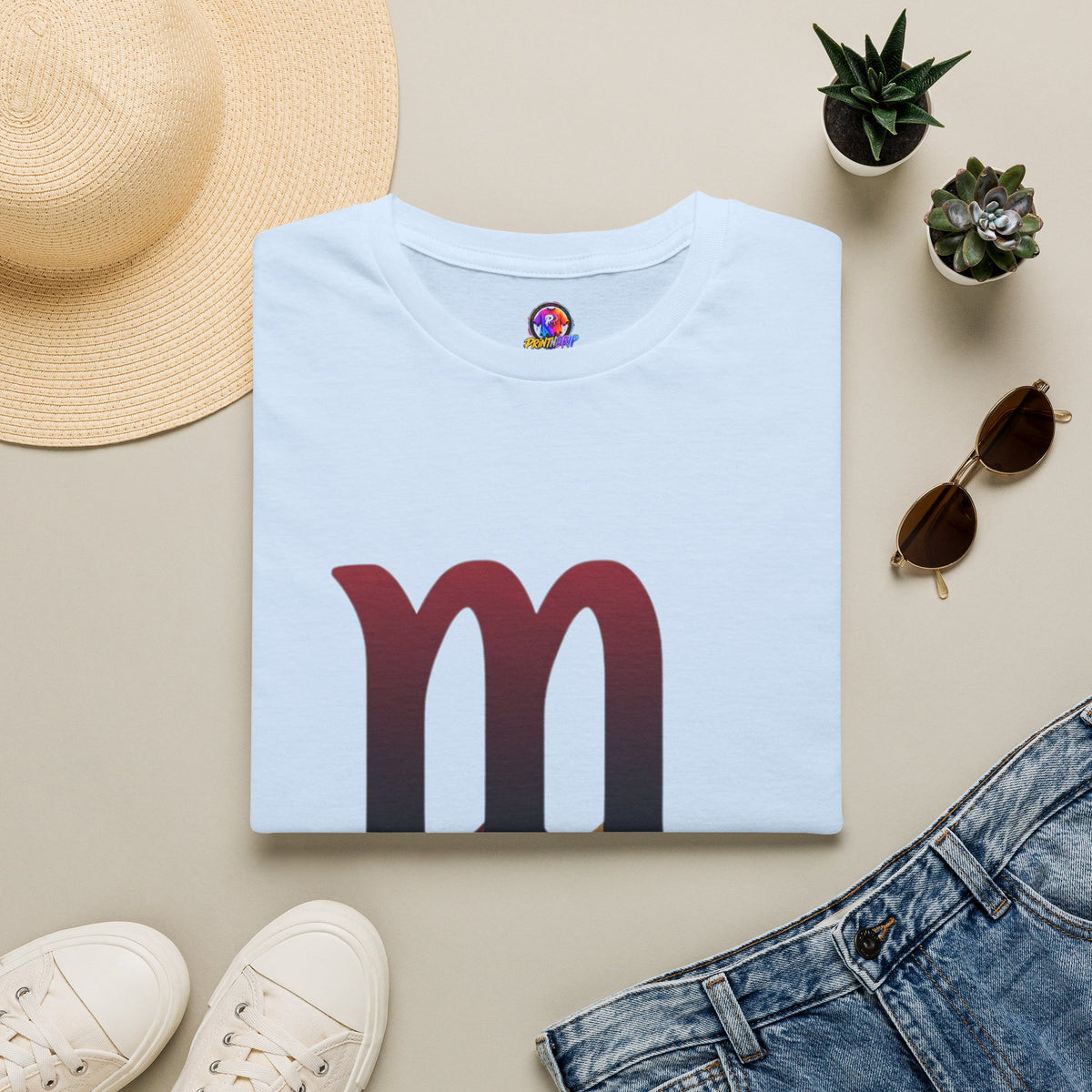 Scorpio Drip Symbol T-Shirt — Zodiac Scorpion Astrology Tee