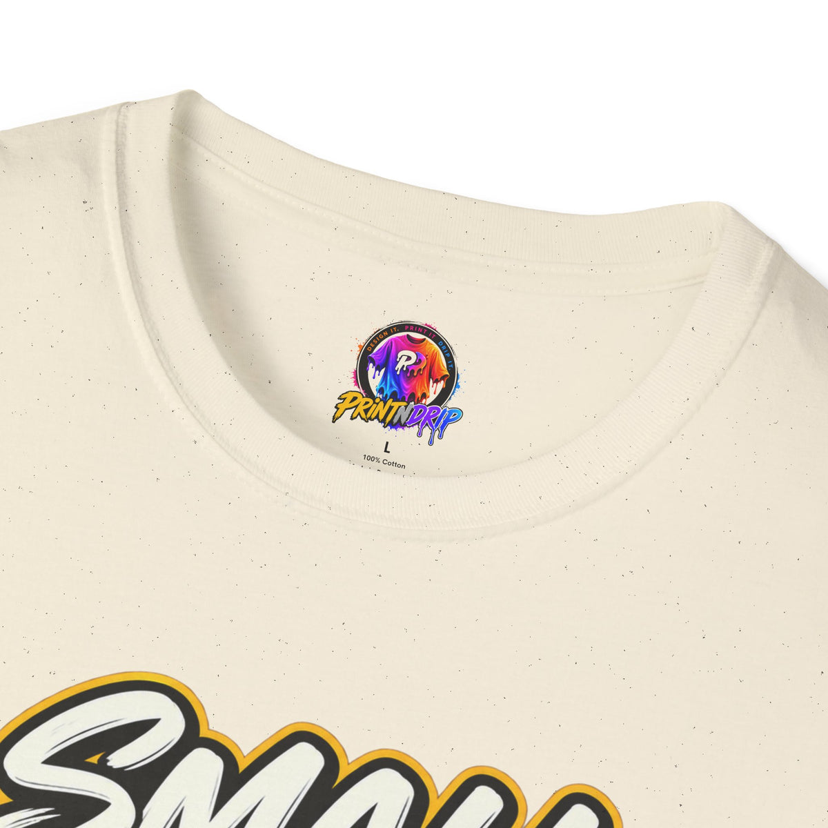 Children's Cancer Awareness T-Shirt — "Small Hands Big Courage" Yellow Ribbon