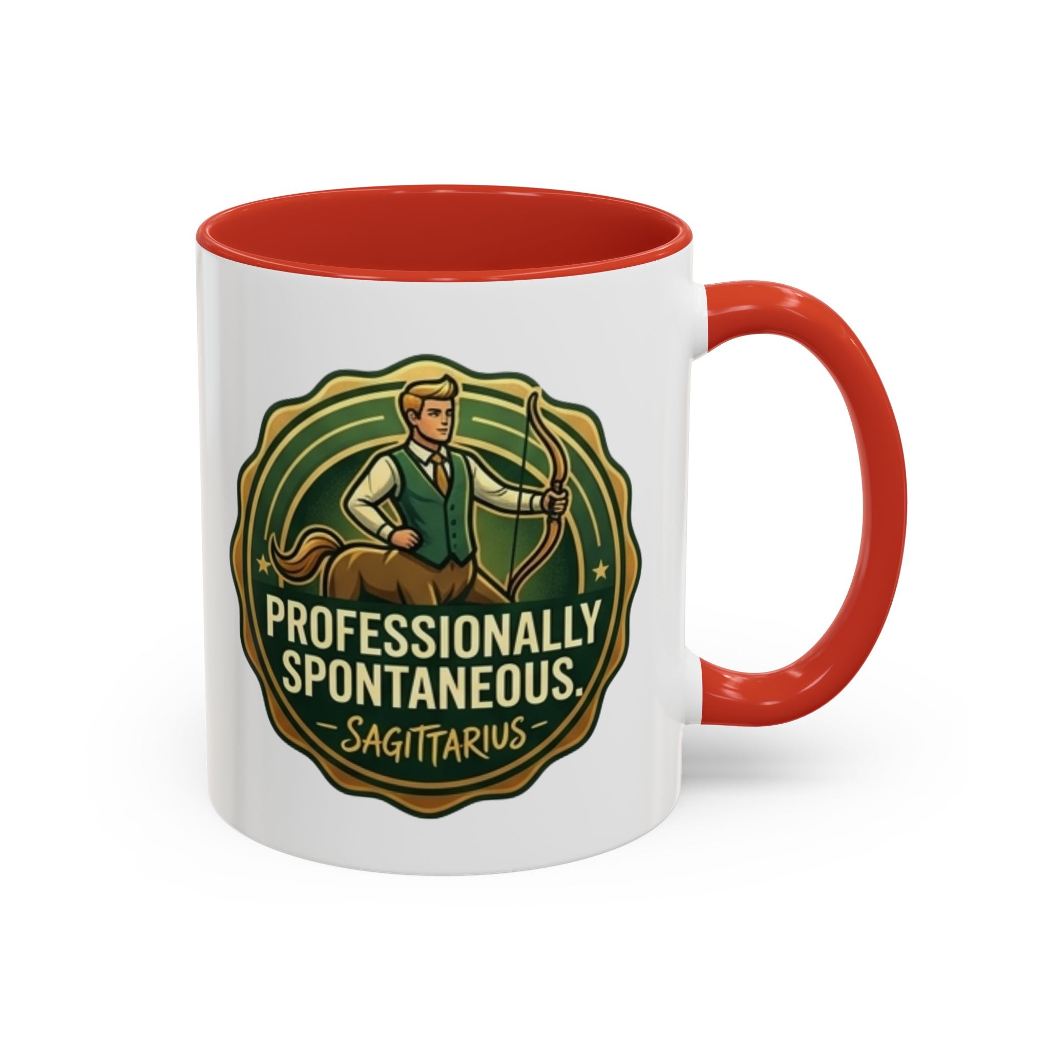 Sagittarius Coffee Mug - "Professionally Spontaneous" Zodiac Accent Mug
