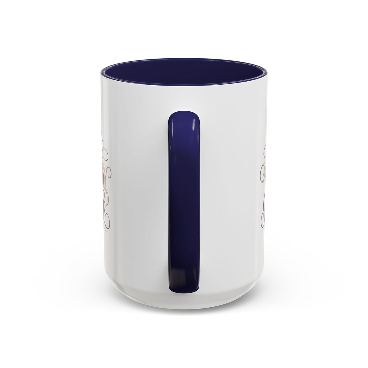 Worth of Peace Accent Coffee Mug — Domestic Violence Awareness Ribbon (11/15oz)