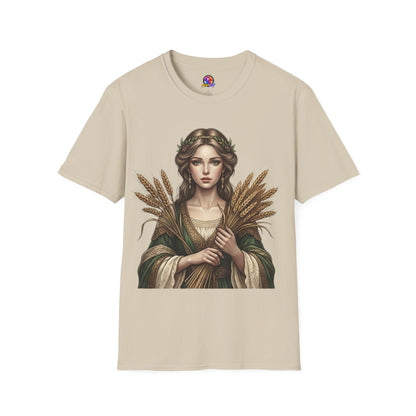 Goddess of Harvest T‑Shirt — Wheat Maiden Graphic Tee