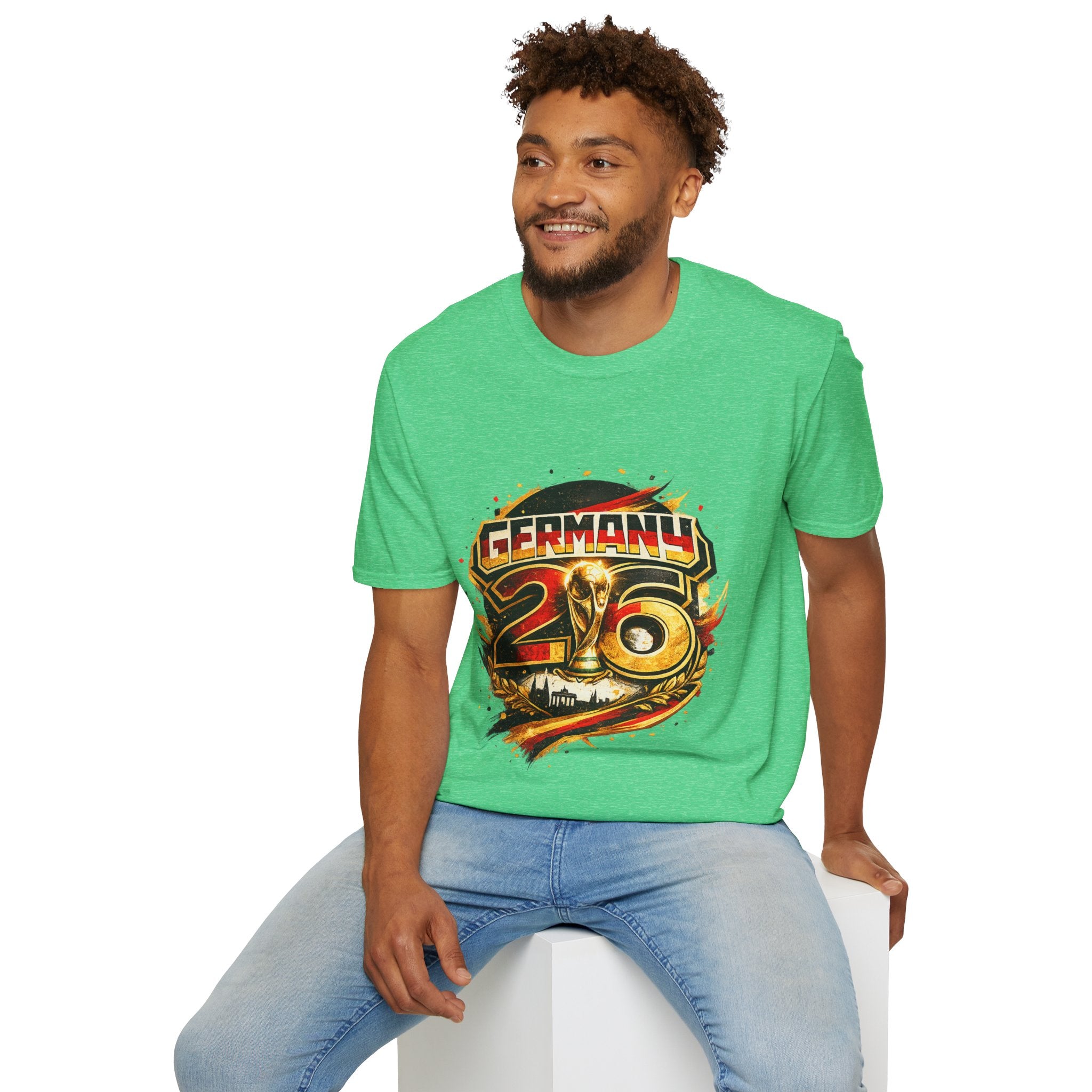 Germany 26 Skull Graphic T‑Shirt — Retro Soccer Fan Tee