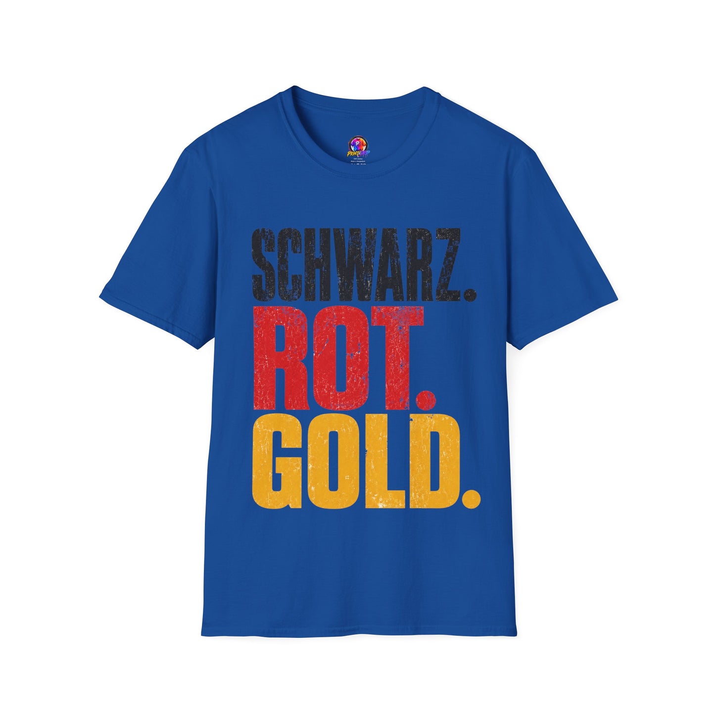 Germany Schwarz Rot Gold T-Shirt — German Flag Pride Graphic Tee