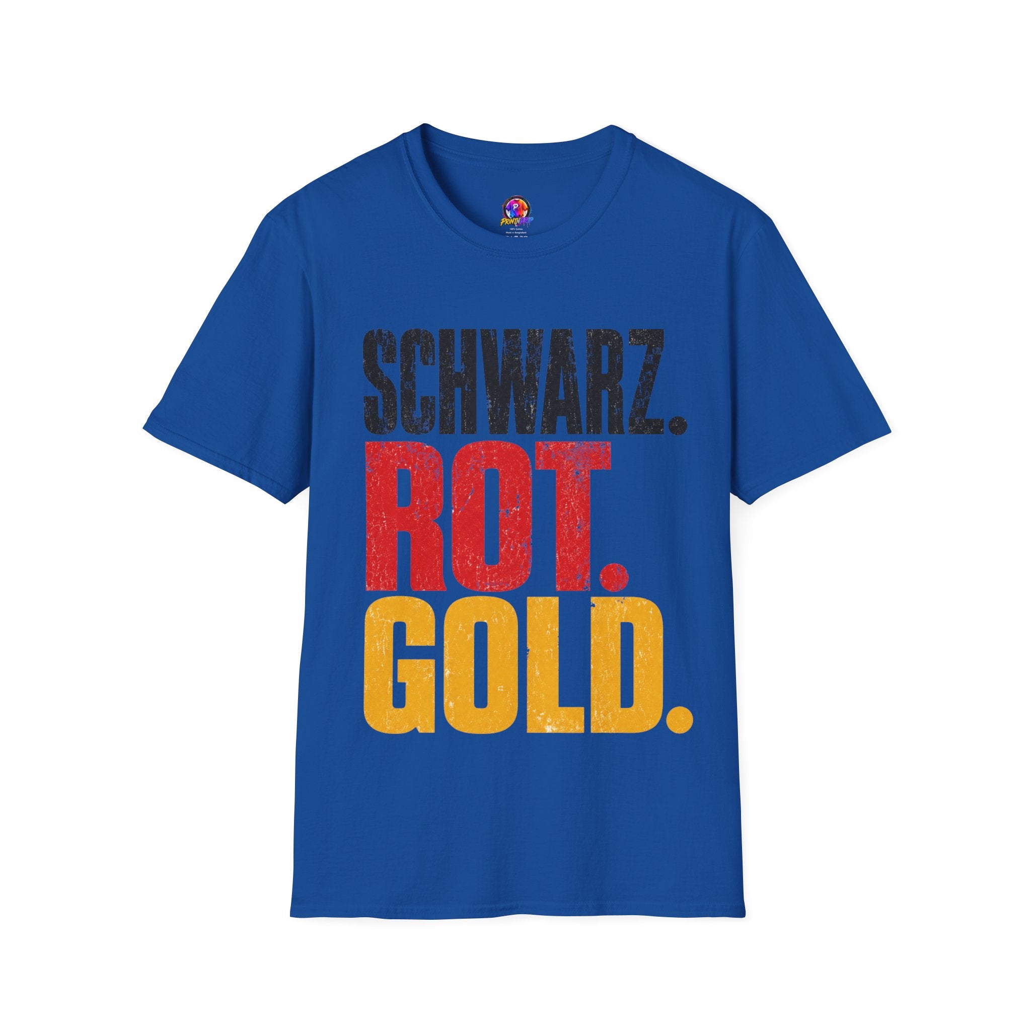 Germany Schwarz Rot Gold T-Shirt — German Flag Pride Graphic Tee