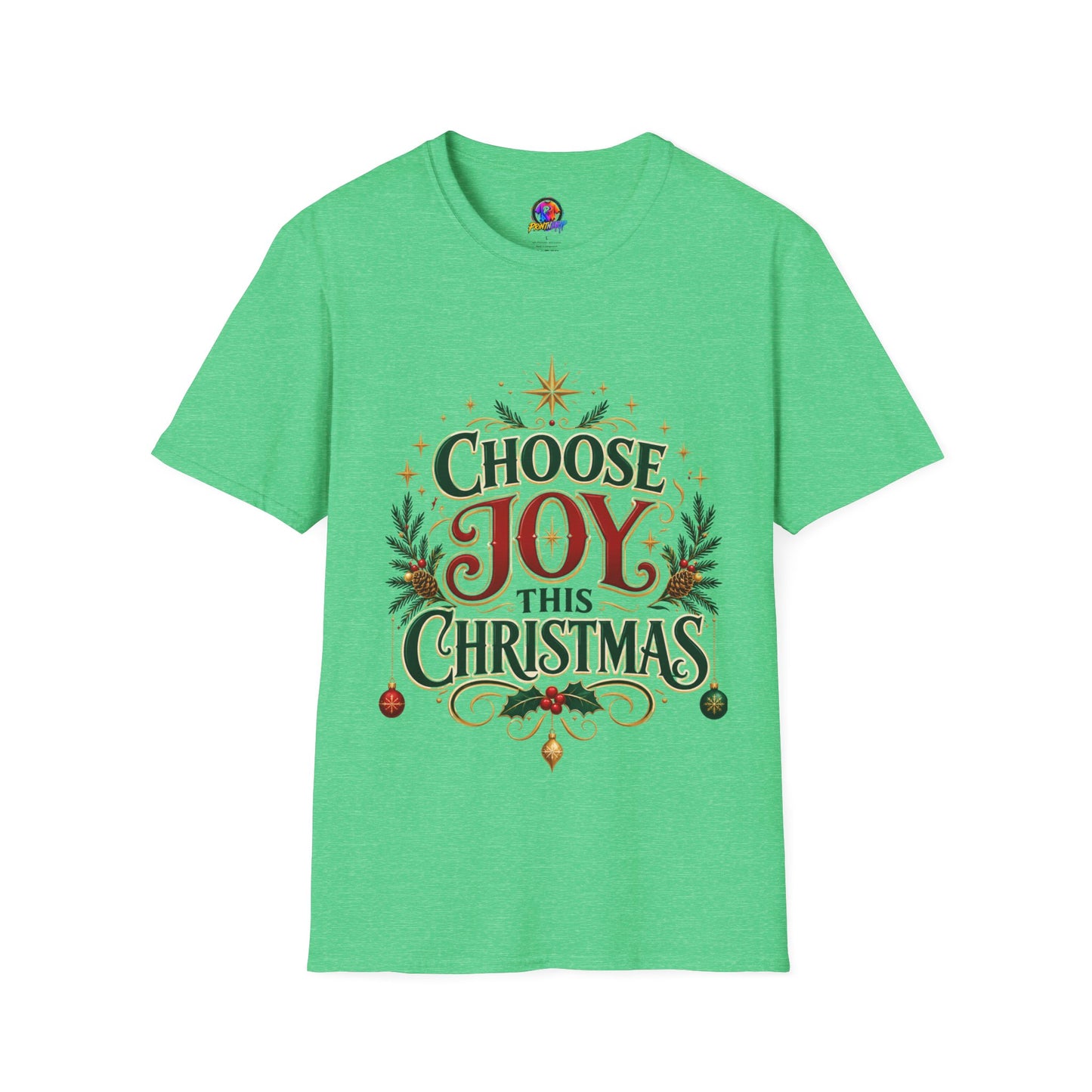 Choose Joy This Christmas T-Shirt — Festive Holiday Graphic Tee