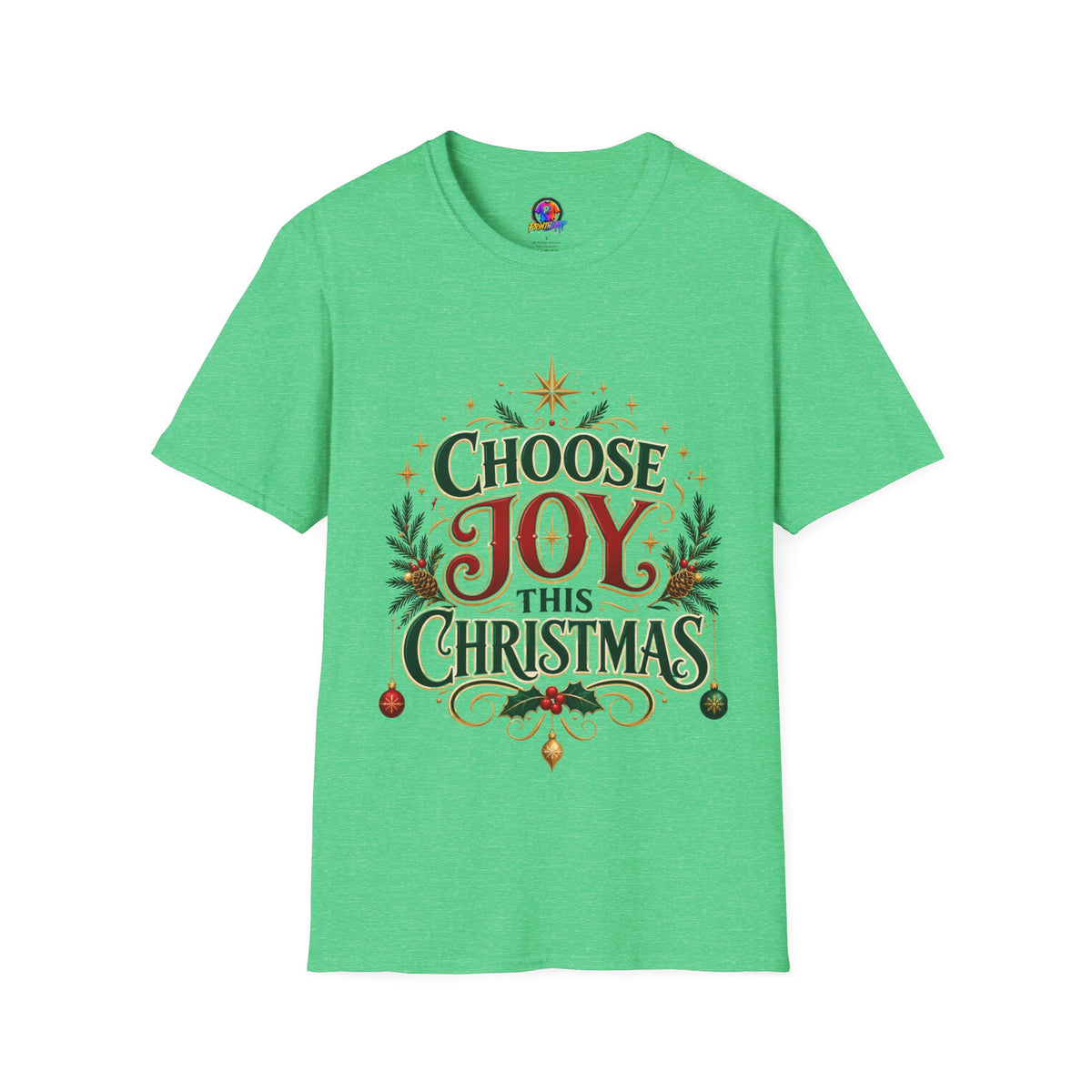 Choose Joy This Christmas T-Shirt — Festive Holiday Graphic Tee