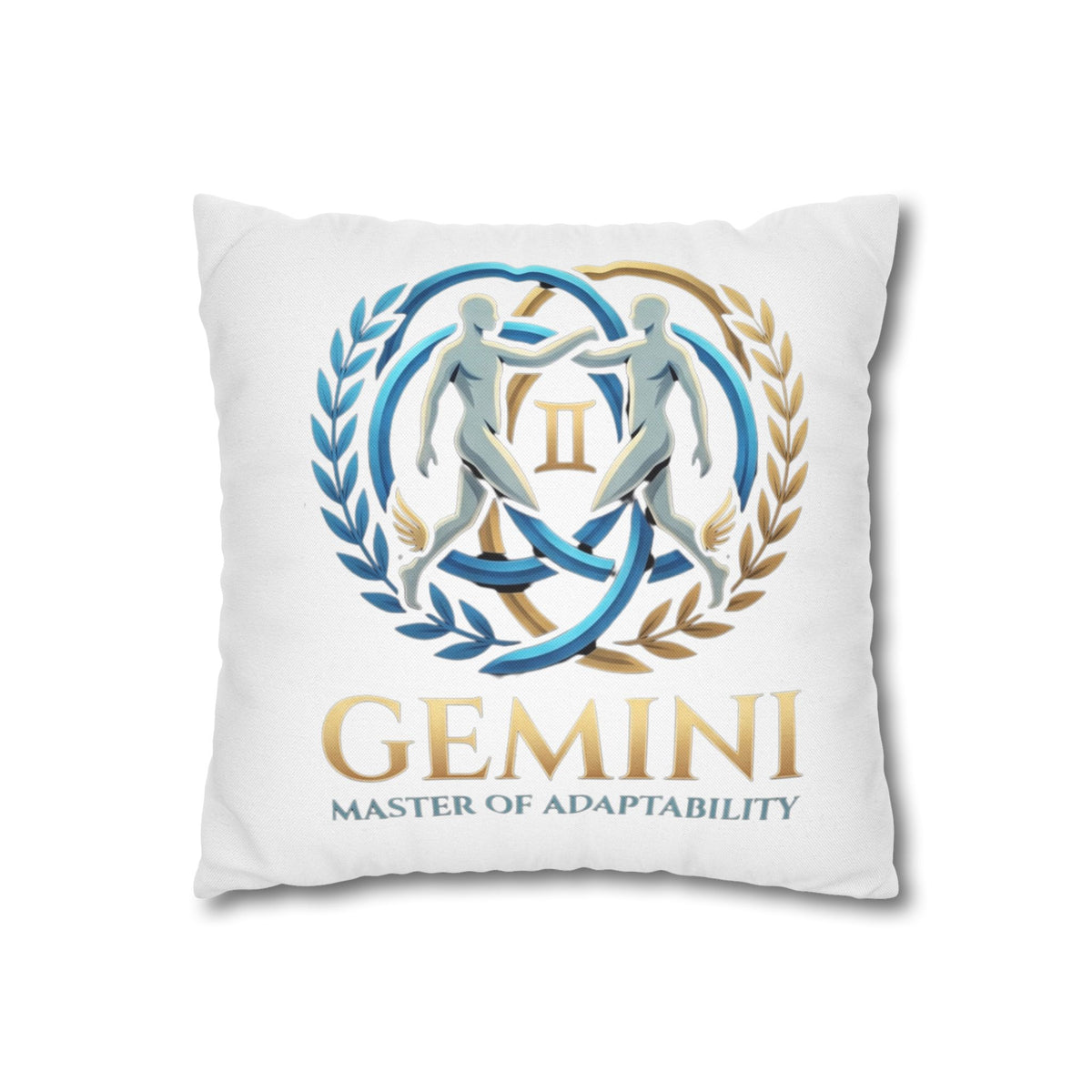 Gemini Zodiac Pillowcase — Master of Adaptability Decorative Throw Pillow Cover