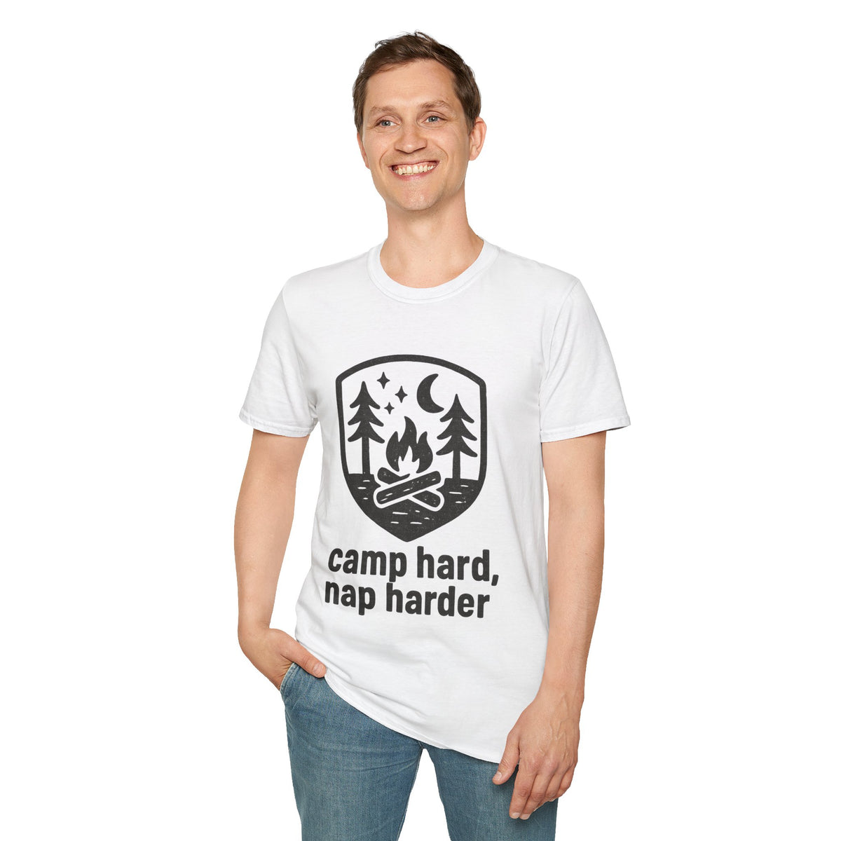 Adventure Forest T‑Shirt — Vintage Night Camping Crest - Trending Now - September 2026