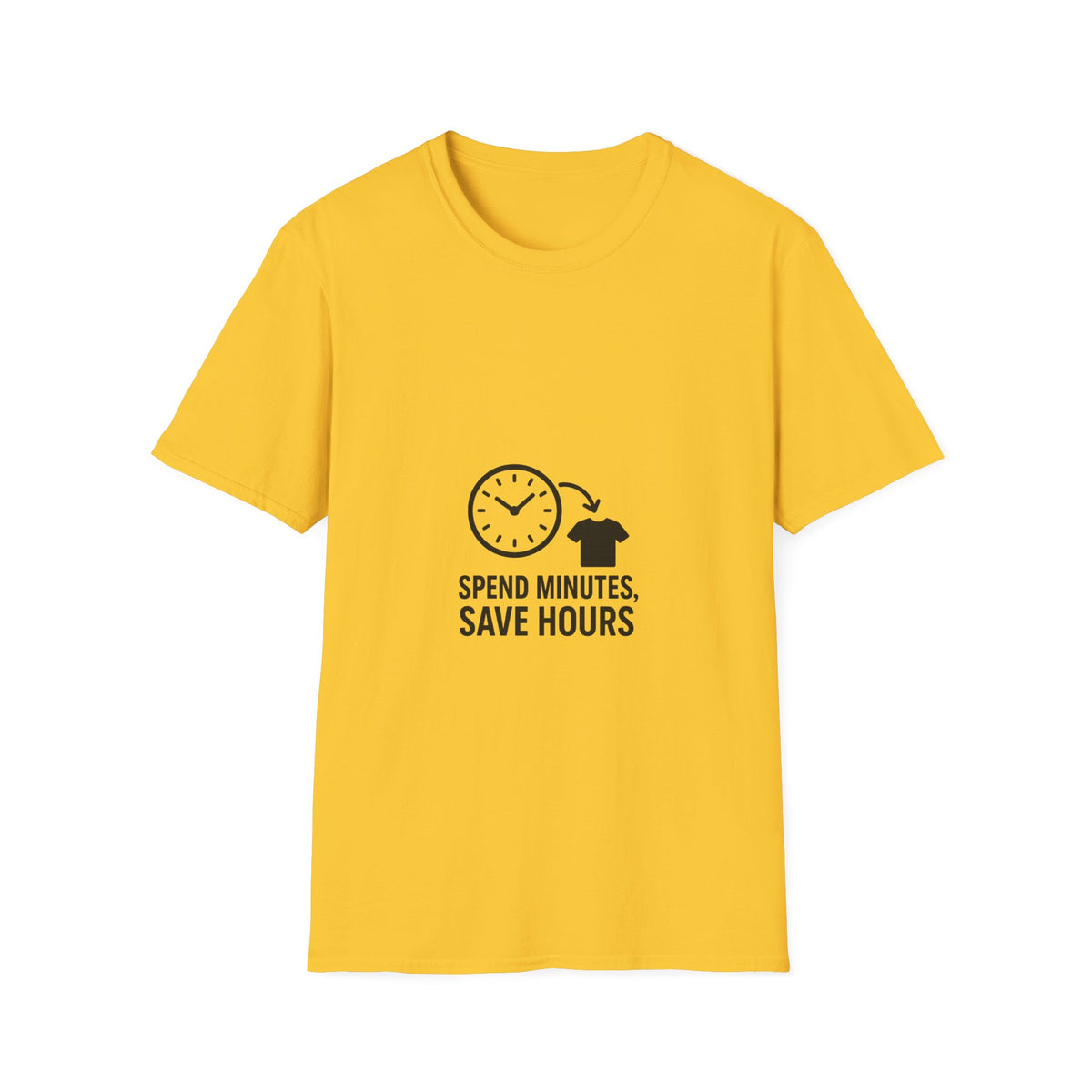 Save Time Minimalist T‑Shirt — “Spend Minutes Save Hours” Graphic Tee - Trending Now - October 2026