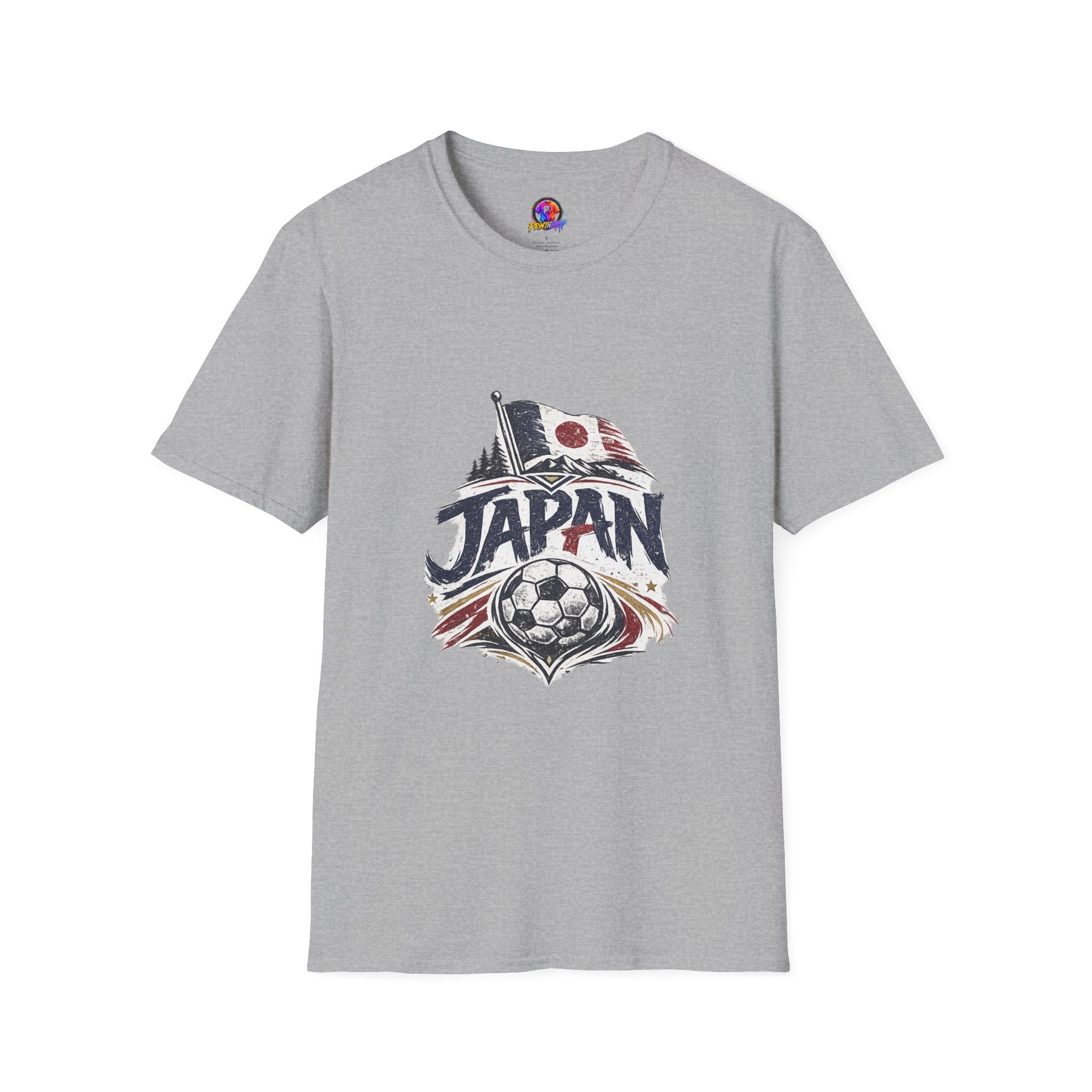 Japan Soccer T-Shirt – Vintage Flag & Crest Football Tee