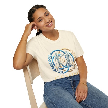Gemini Zodiac T-Shirt — 'Gemini: Master of Adaptation' Astrological Graphic Tee