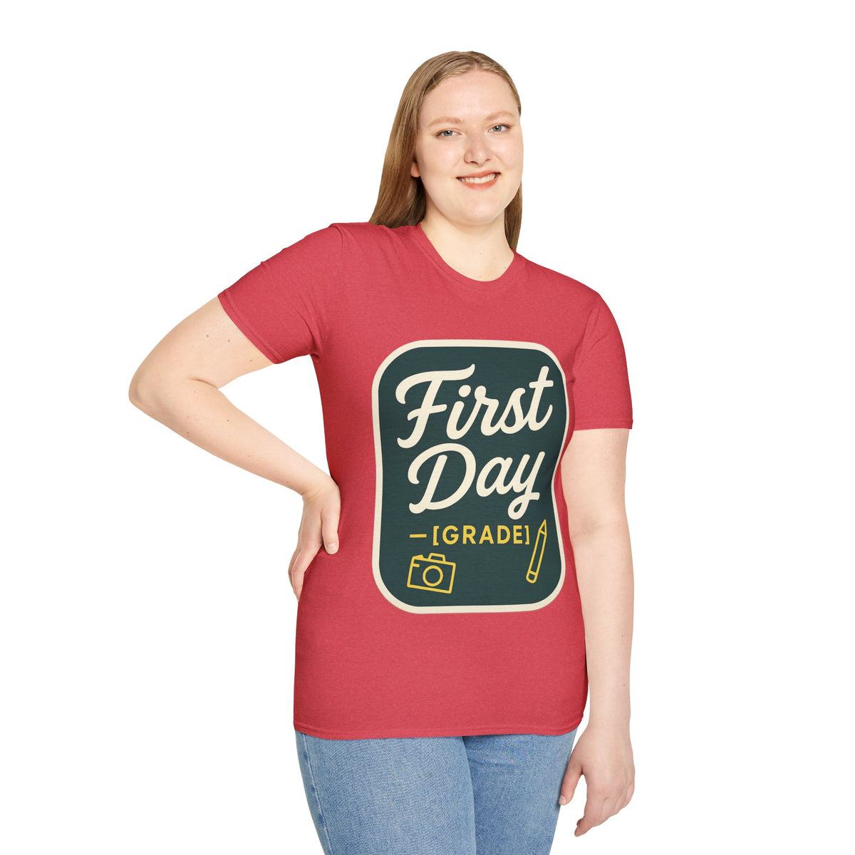 First Day T-Shirt — Retro "First Day (Grade 1)" Back-to-School Tee - Trending Now - August 2026