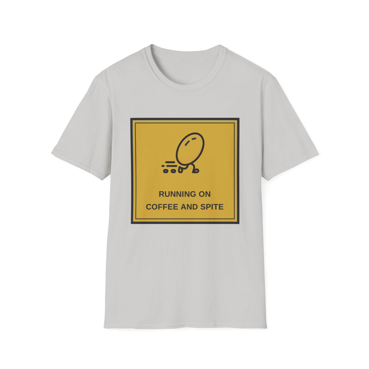 T-Shirt — Running On Coffee And Spite Graphic Tee - Trending Now - August 2026
