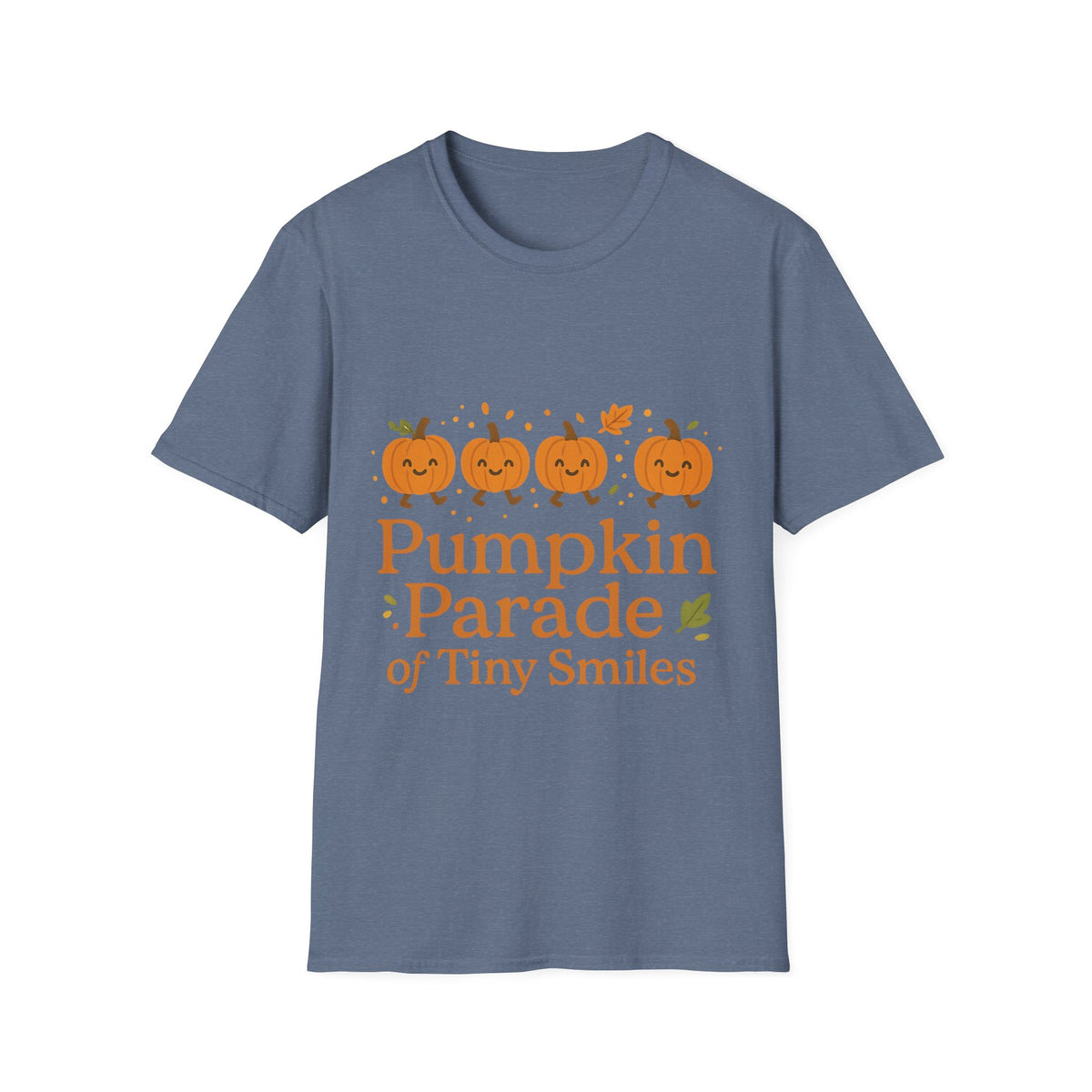"Pumpkin Parade" Tiny Smiles Tee | Cute Fall Autumn Graphic T-Shirt - Trending Now - September 2026