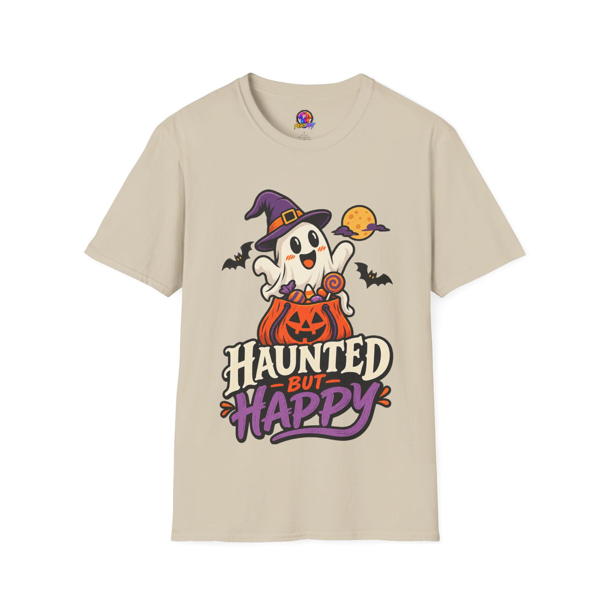 Haunted But Happy Halloween T-Shirt
