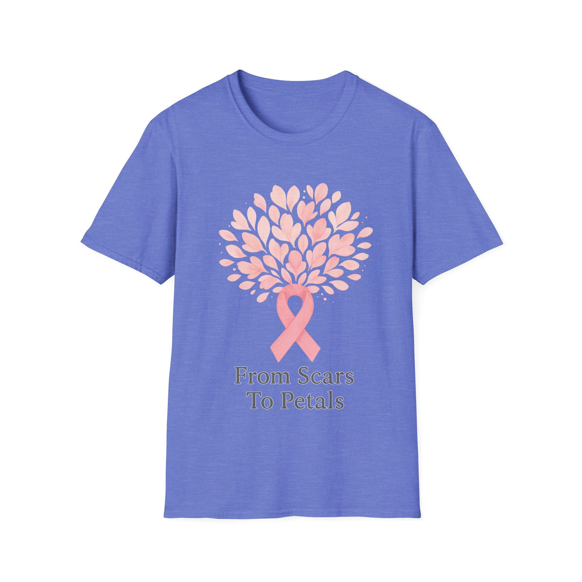 From Scars To Petals Pink Ribbon Tree T-Shirt, Breast Cancer Survivor Gift Tee - Trending Now - September 2026