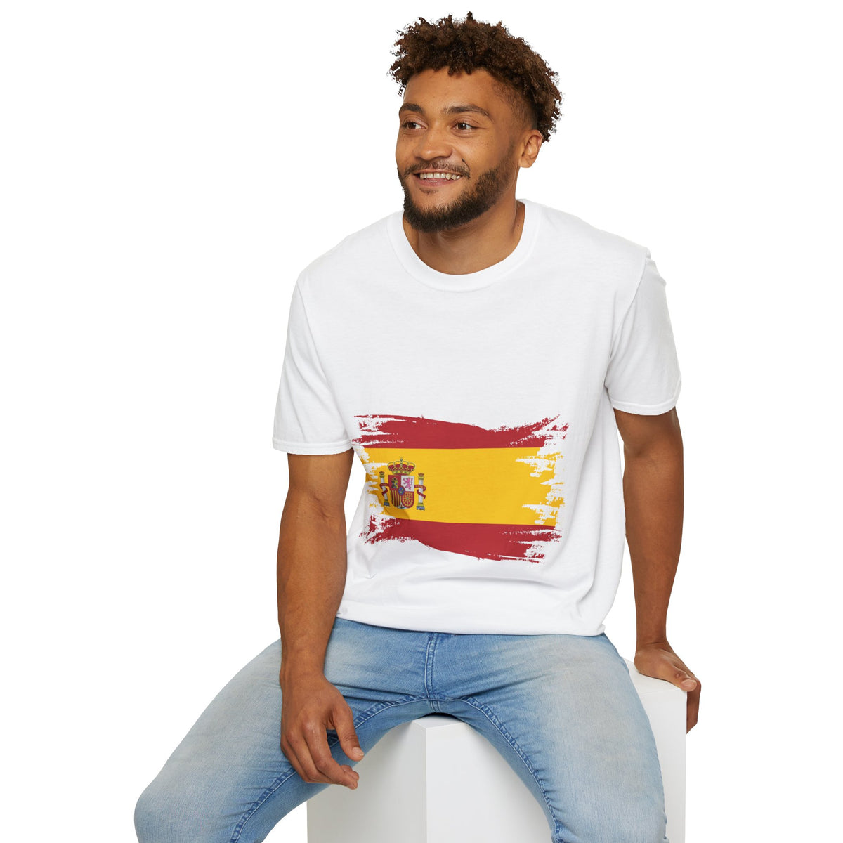 Spain Flag T-Shirt — Distressed Spanish Flag Graphic Tee