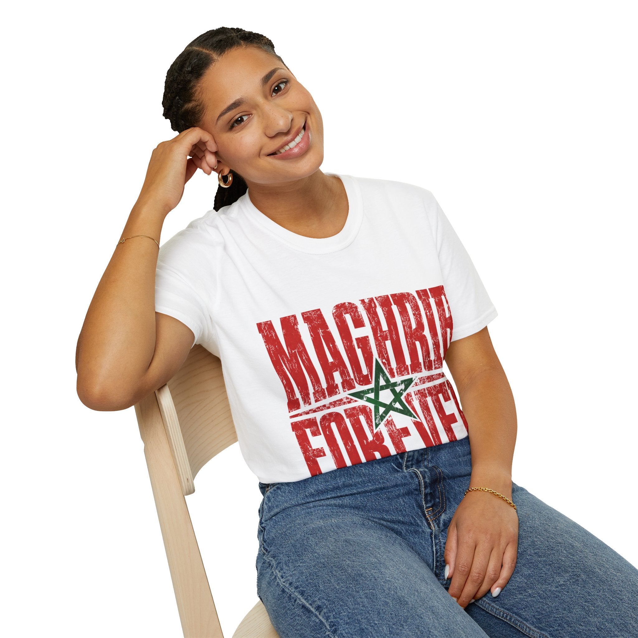 Morocco T-Shirt — Maghrib Forever Moroccan Flag Graphic Tee