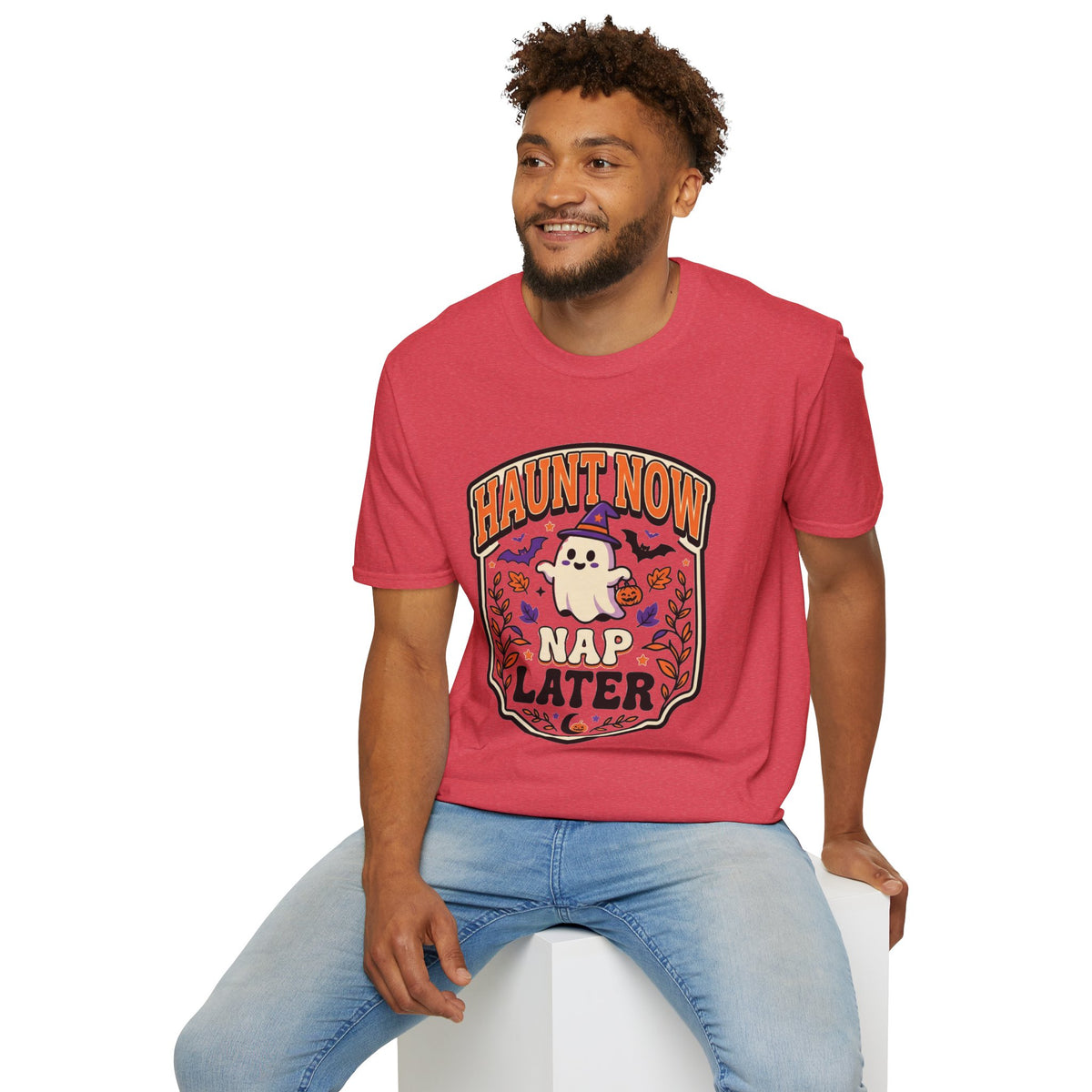 Haunt Now Nap T-Shirt – Cute Halloween Ghost Graphic Tee - Trending Now - August 2026