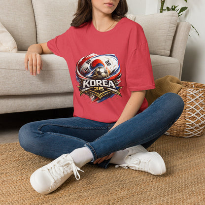 Korea Soccer T‑Shirt — Korea Football Crest Tee
