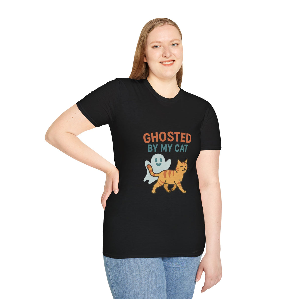 Ghosted By My Cat T-Shirt — Cute Funny Cat Lover Tee - Trending Now - October 2026