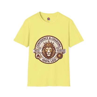 Leo Zodiac T-Shirt — Confidence & Charisma Lion Horoscope Tee