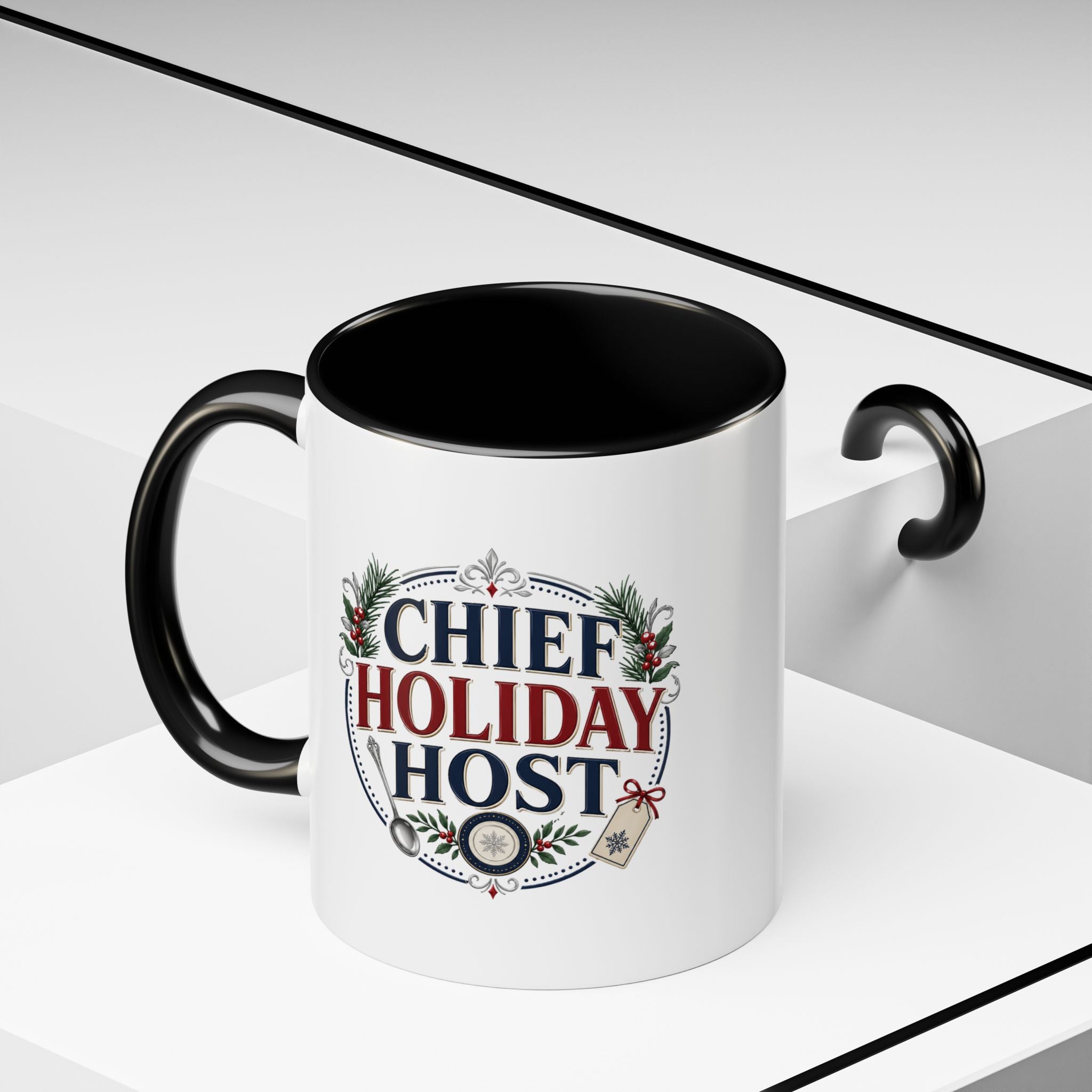 Christmas Chief Holiday Host Coffee Mug — Festive Christmas Morning Gift