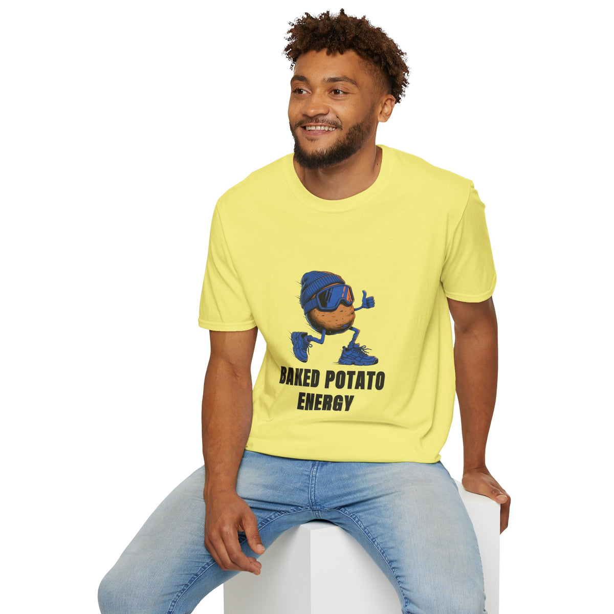 Baked Potato Energy T-Shirt — Cute Thumbs-Up Potato Graphic Tee - Trending Now - August 2026