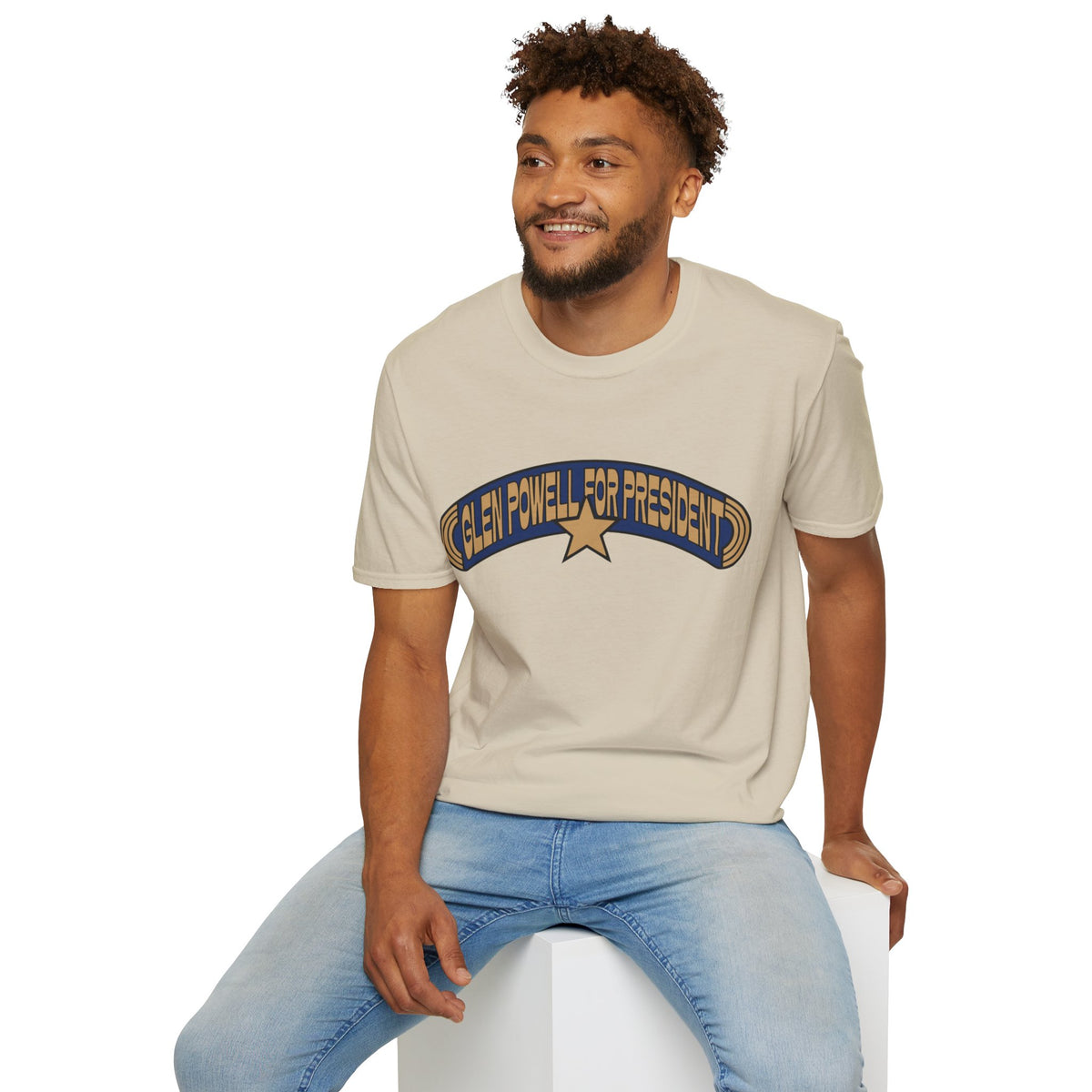 Graphic T-Shirt — Retro Banner "Free To Be Yourself" Design - Trending Now - August 2026