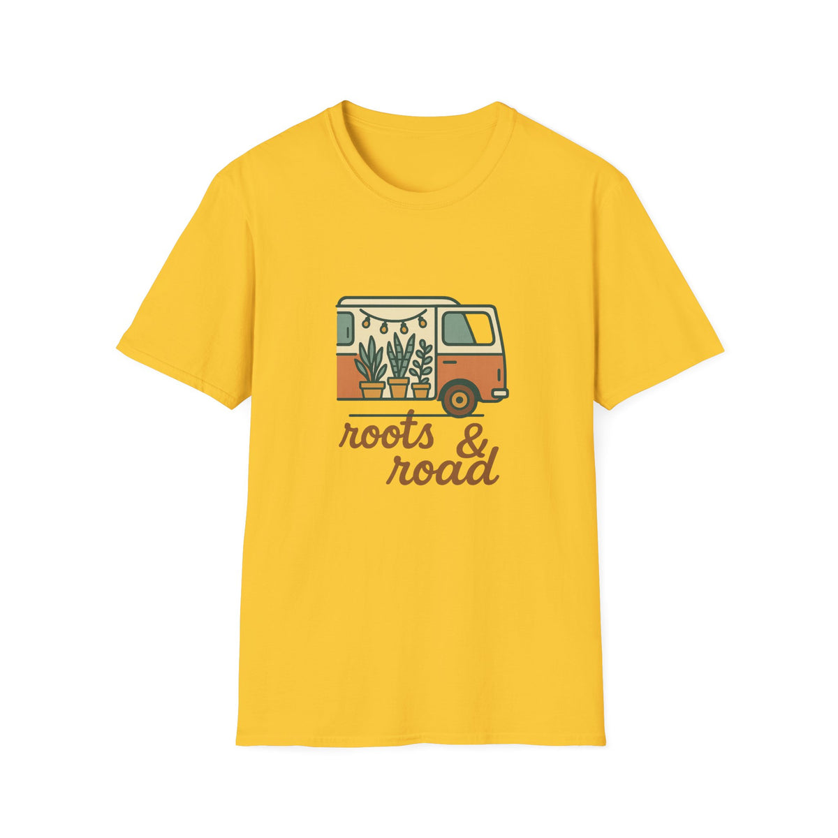 Roots & Road Camper Van T‑Shirt — Vintage Boho Adventure Tee - Trending Now - August 2026