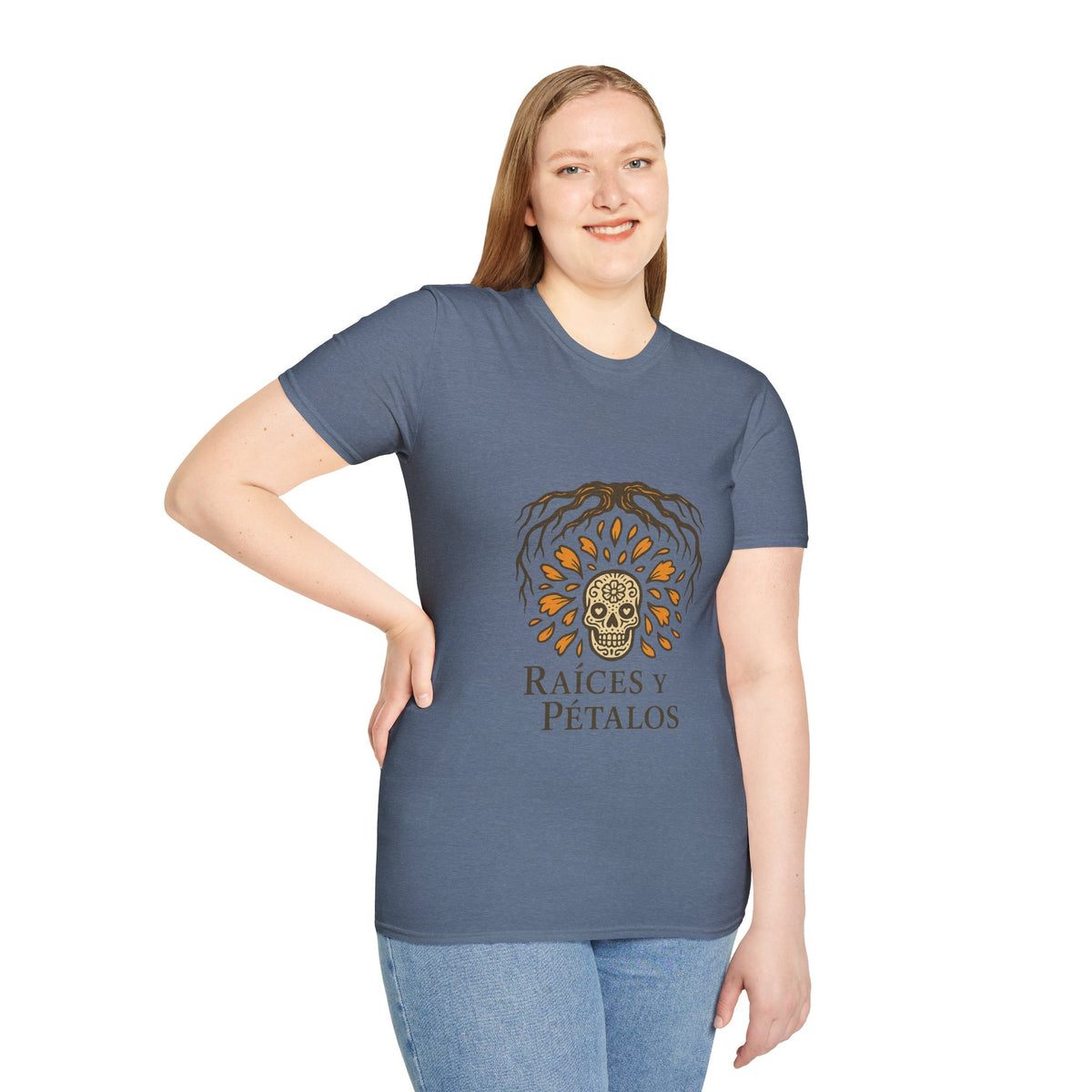 Raíces y Pétalos T-Shirt — Botanical Logo Tee - Trending Now - October 2026