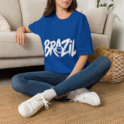 Brazil Minimal Marble Waves T-Shirt
