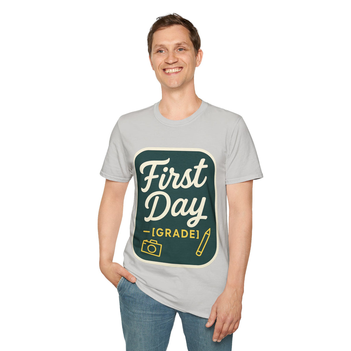 First Day T-Shirt — Retro "First Day (Grade 1)" Back-to-School Tee - Trending Now - August 2026