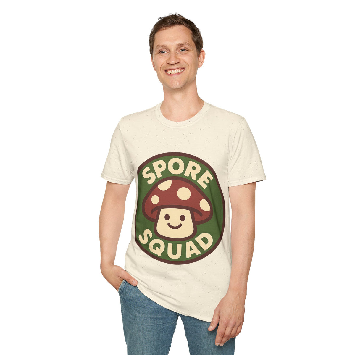Spore Squad T-Shirt — Cute Mushroom Graphic Tee for Gamers & Fungi Fans - Trending Now - September 2026