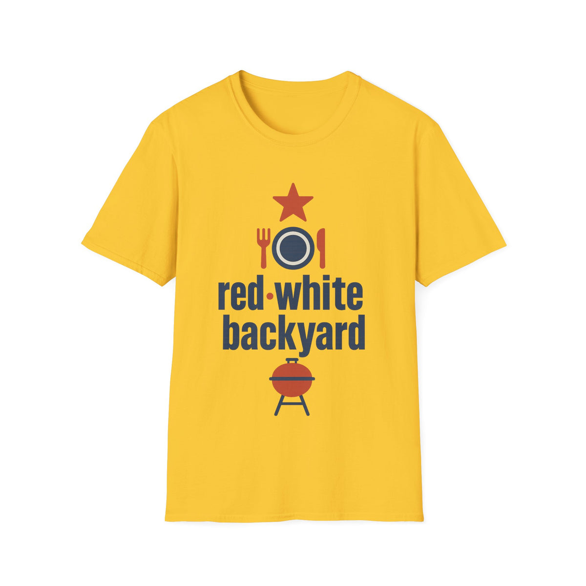 Patriotic BBQ T-Shirt — Red Star Plate Grill Graphic - Trending Now - August 2026