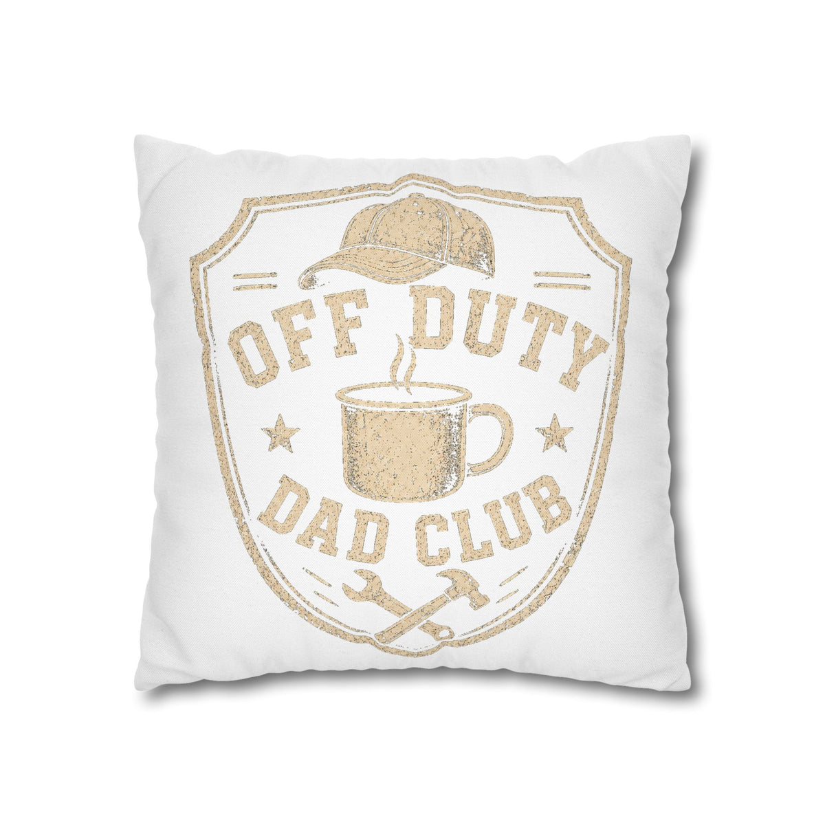 Off Duty Dad Club Decorative Pillowcase