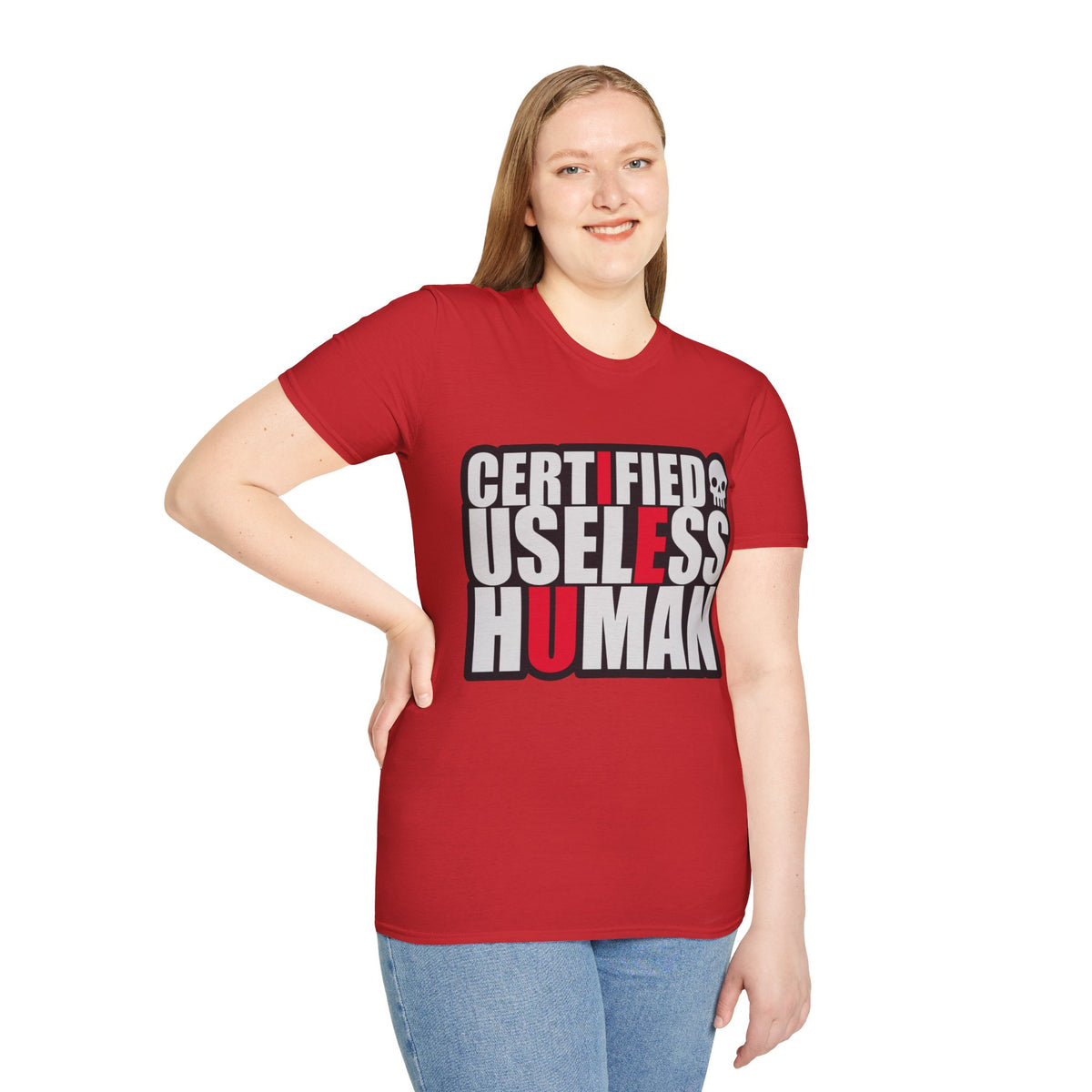 Certified Useless Human T-Shirt — Funny Sarcastic Graphic Tee - Trending Now - August 2026