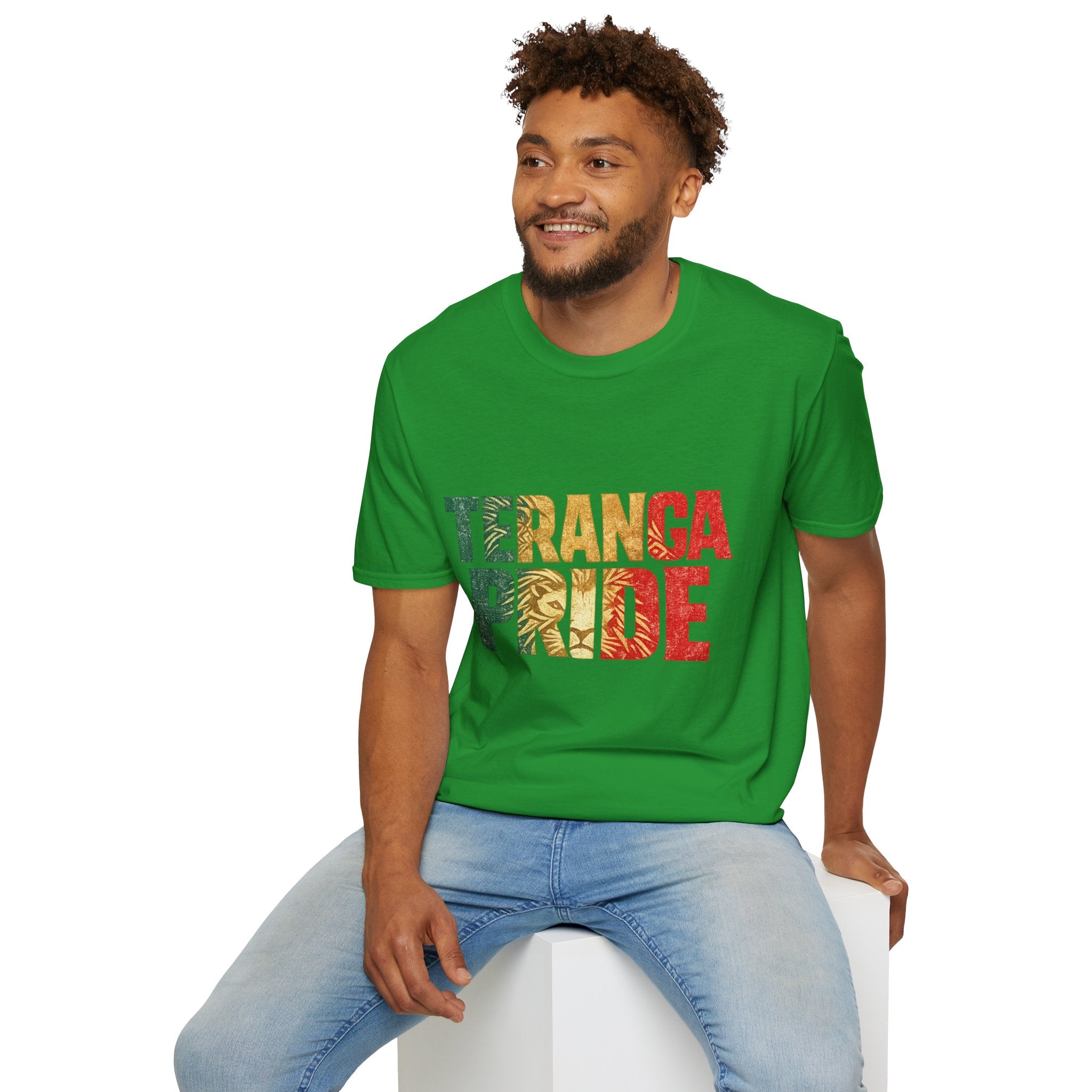 Senegal Teranga Pride T-Shirt — Senegal Flag Colors & Lion Graphic
