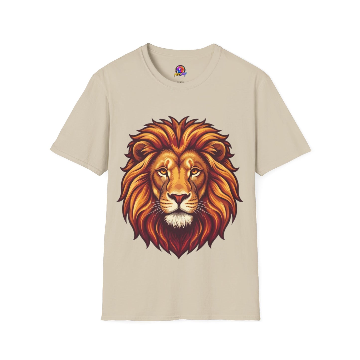 Lion Face T-Shirt — Majestic Lion Head Graphic Tee